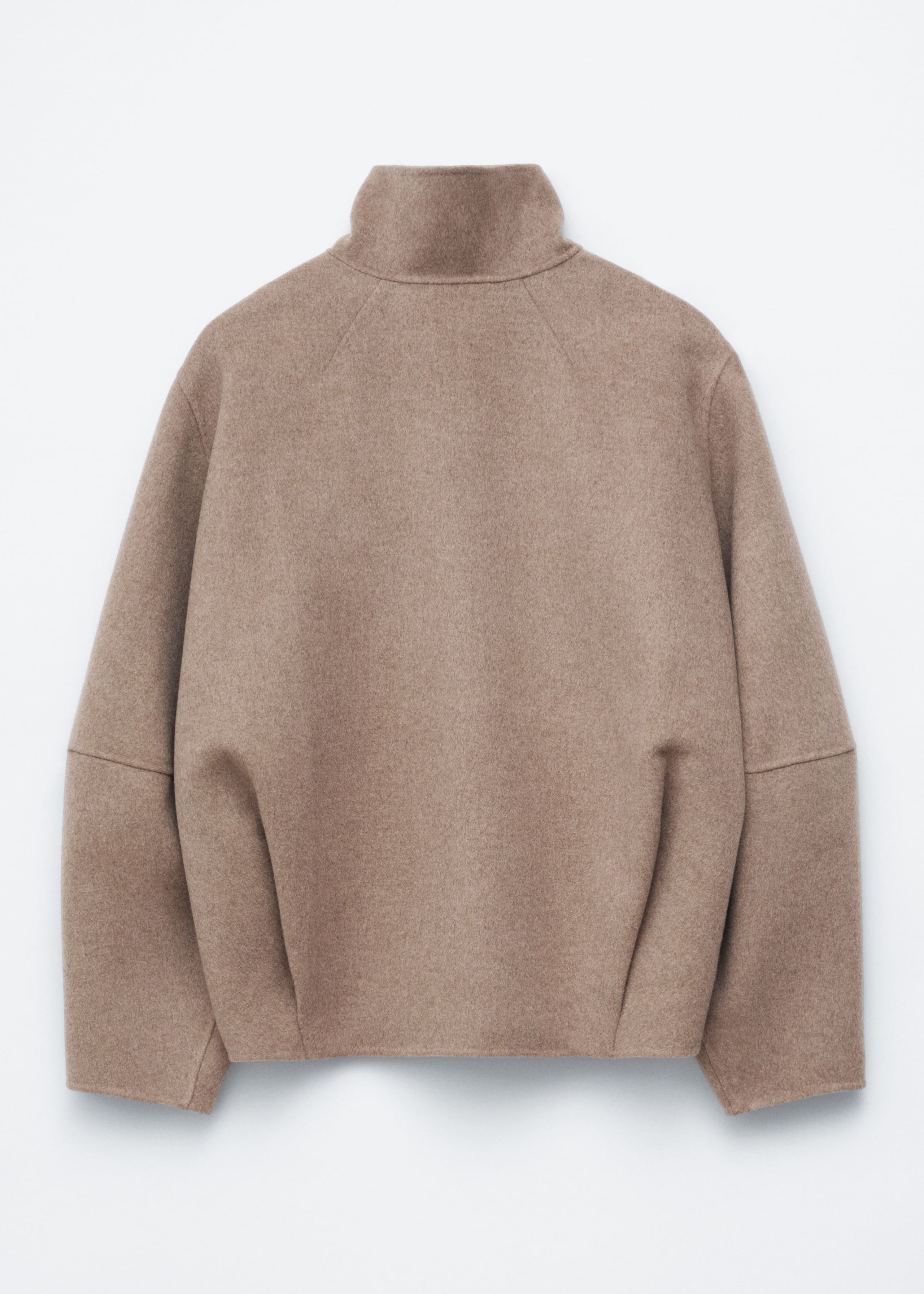 Image of Zip-Up Wool Jacket