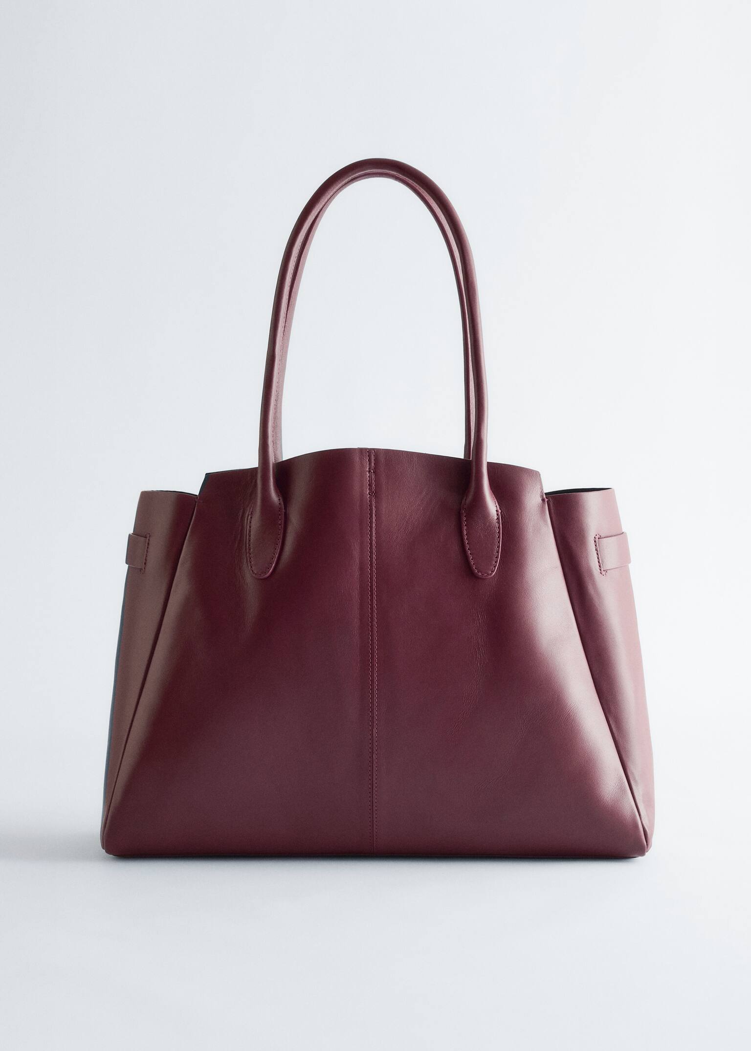 Tote Bag - Dark Burgundy/Dark Grey/Khaki Green/Black/Dark Brown - 2
