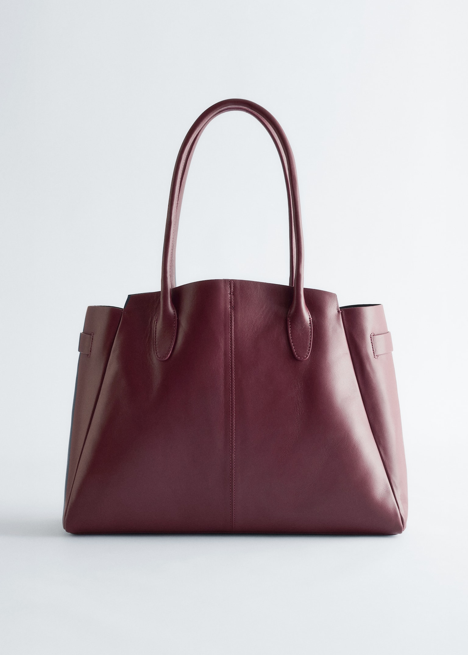 Suede Tote Bag - Σκούρο Μπορντό/Σκούρο Γκρι/Χακί Πράσινο/Σκούρο Καφέ/Μαύρο - 2