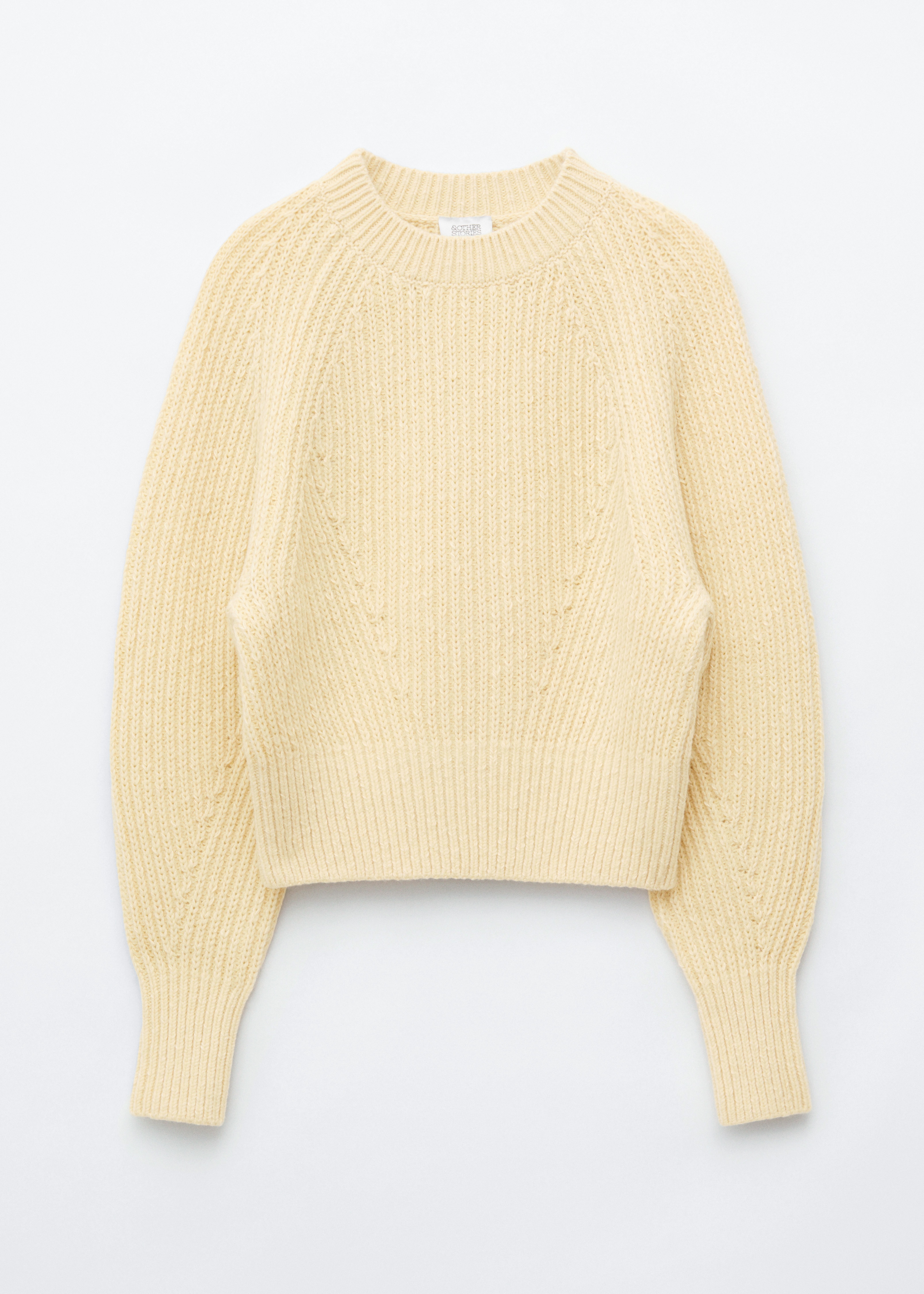 Wool-Cotton Jumper - Butter Yellow