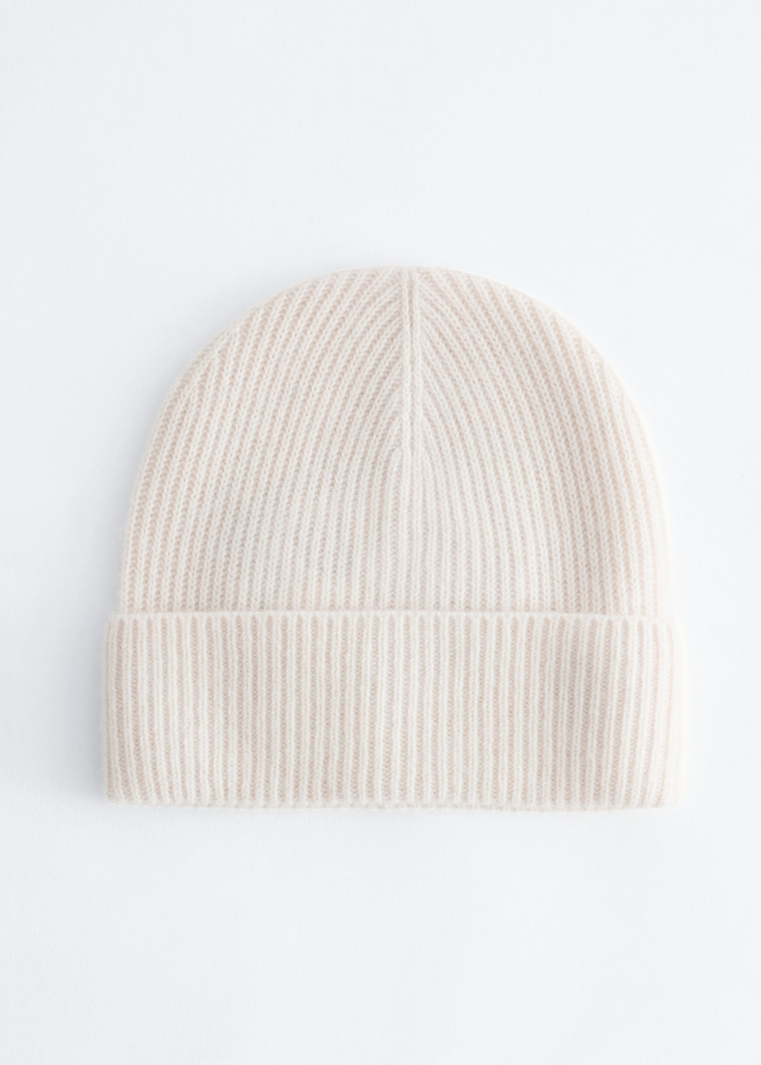 Cashmere Beanie - White - Still Life
