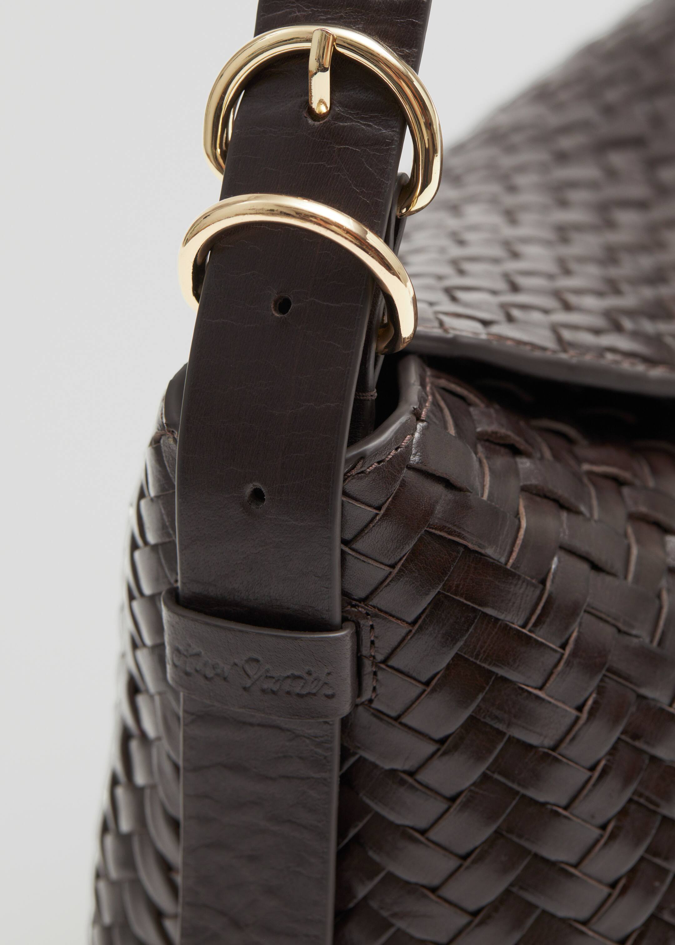 Größeres Bild anzeigen: Große geflochtene Schultertasche - Mahagoni - Ladies | H&M AT 4