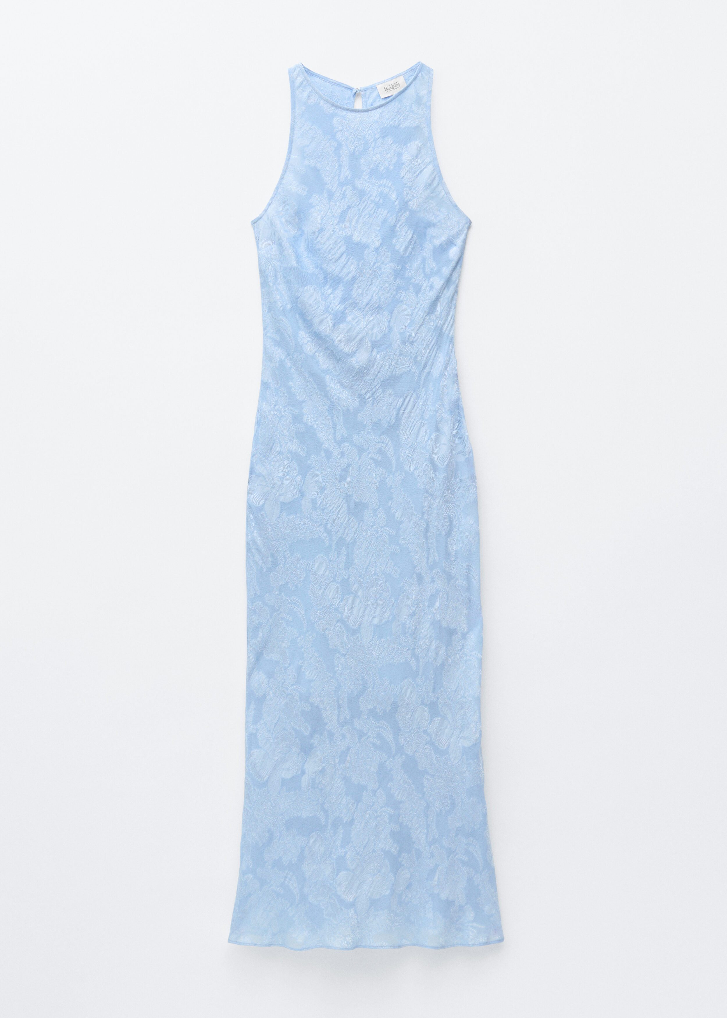 Viscose-Silk Midi Dress