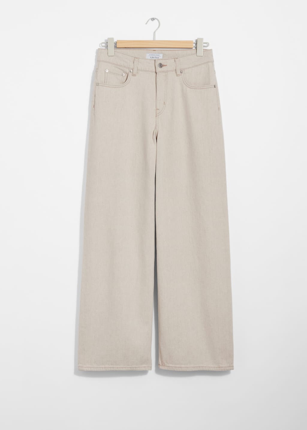 Weite, lange Jeans
