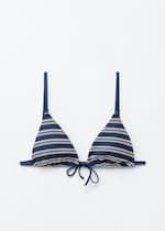 White/Blue Stripes
