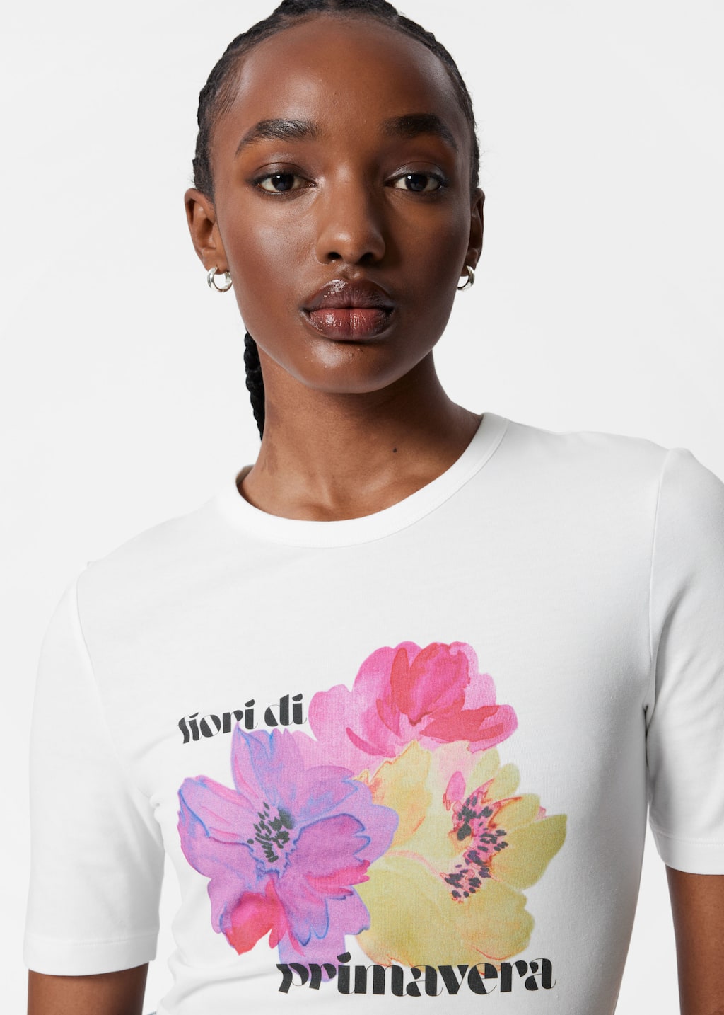 T-shirt imprimé - Blanc - Lookbook