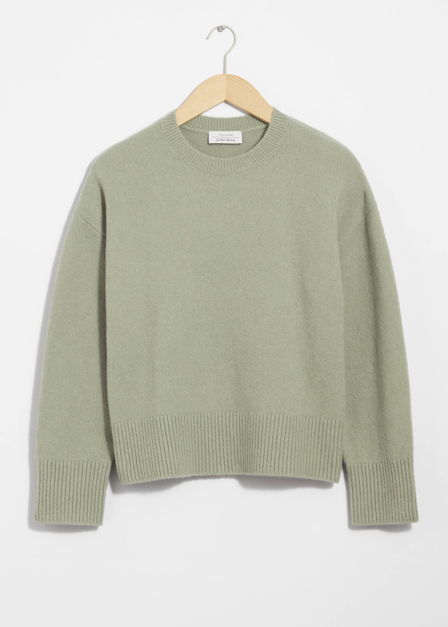Jersey de punto y corte holgado - Caqui/Beige topo/Rosa empolvado/Marrón oscuro/Rojo oscuro/Lila/Gris jaspeado/Azul oscuro/Blanco/Negro/Topo/Rosa cereza/Rojo/Azul marino/Melocotón