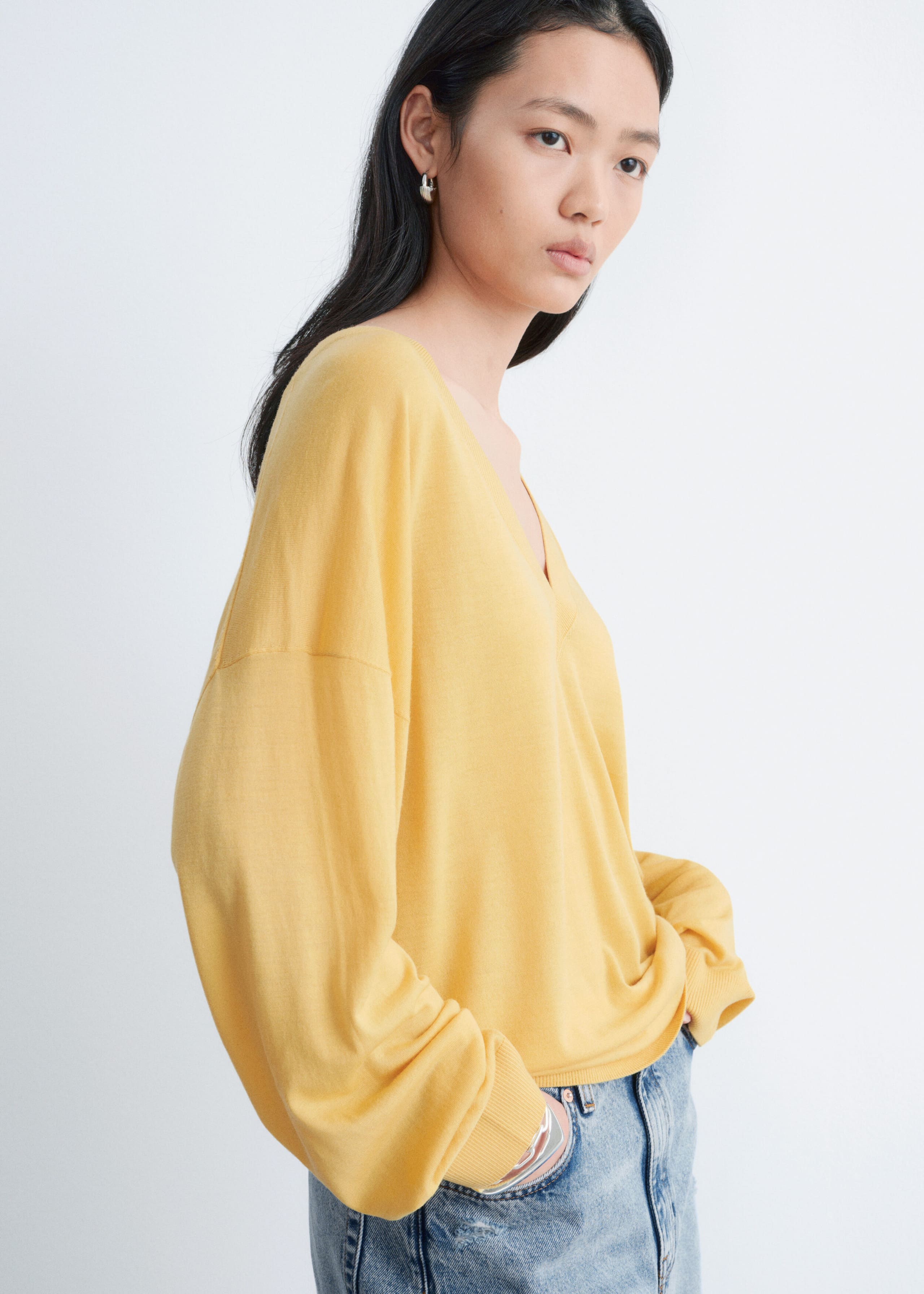 Image of Jersey de lana merino y corte holgado