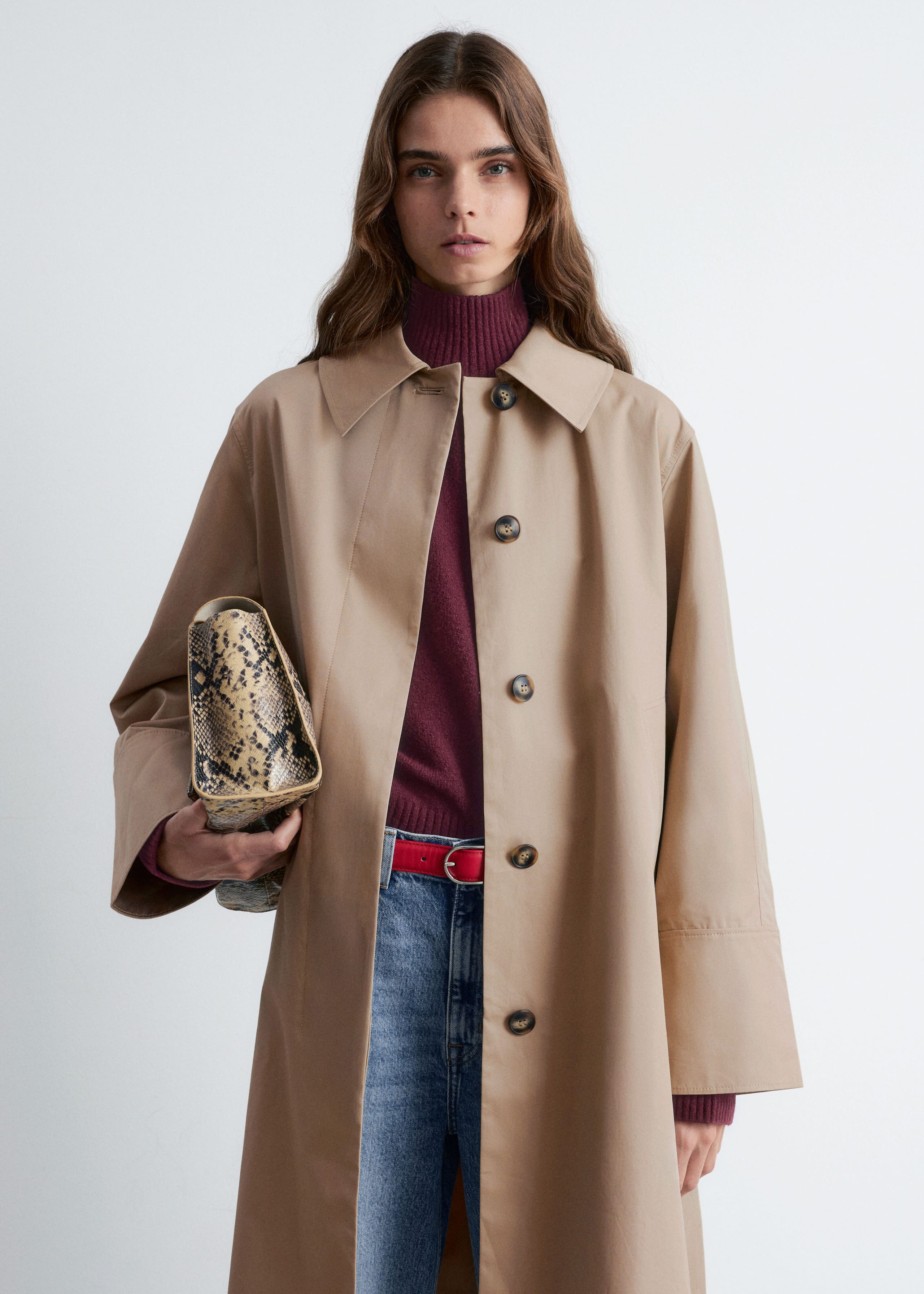 Image of Collared Car Coat