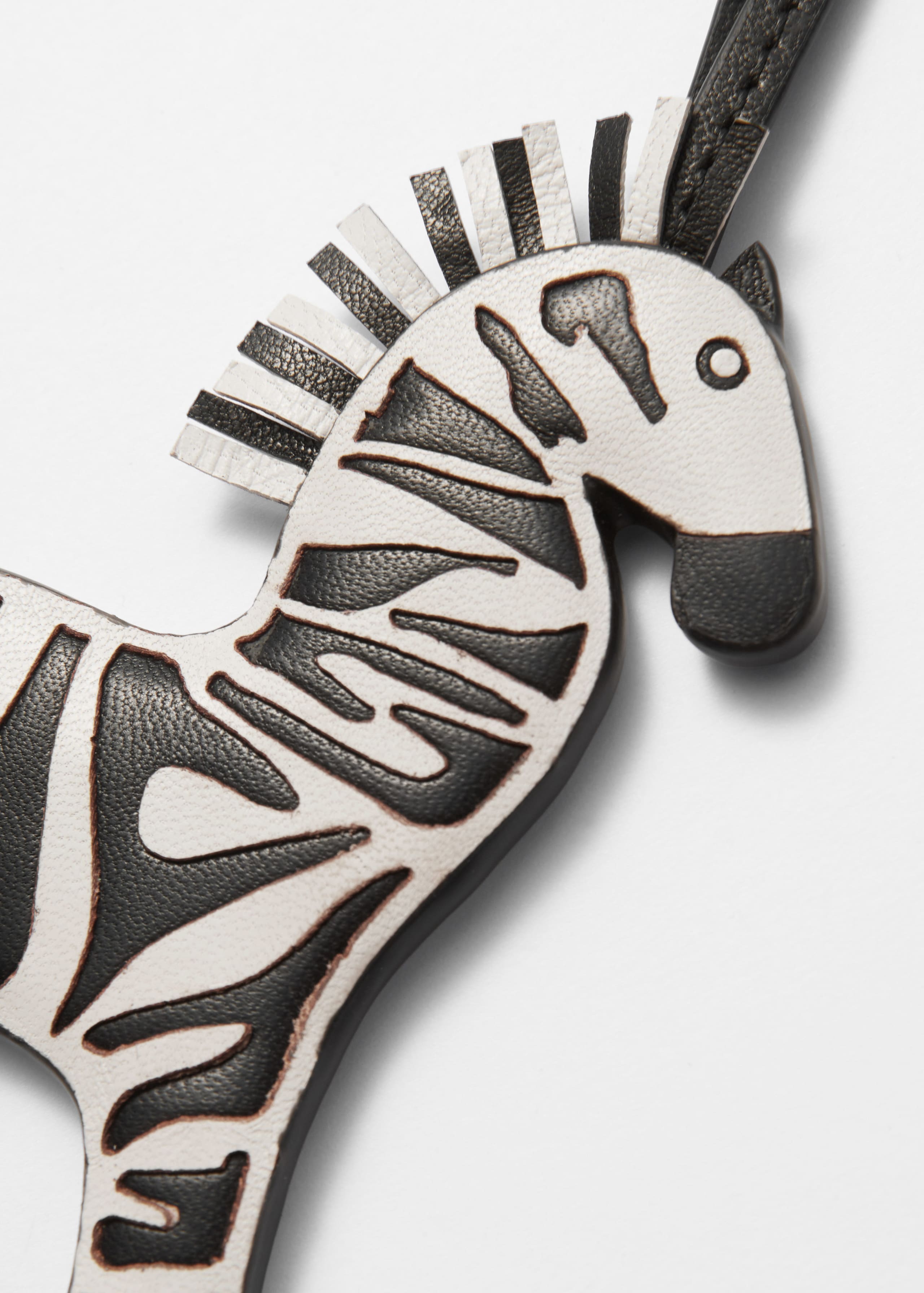 Zebra Bag Charm - {{variantName}} - Descriptive Detail