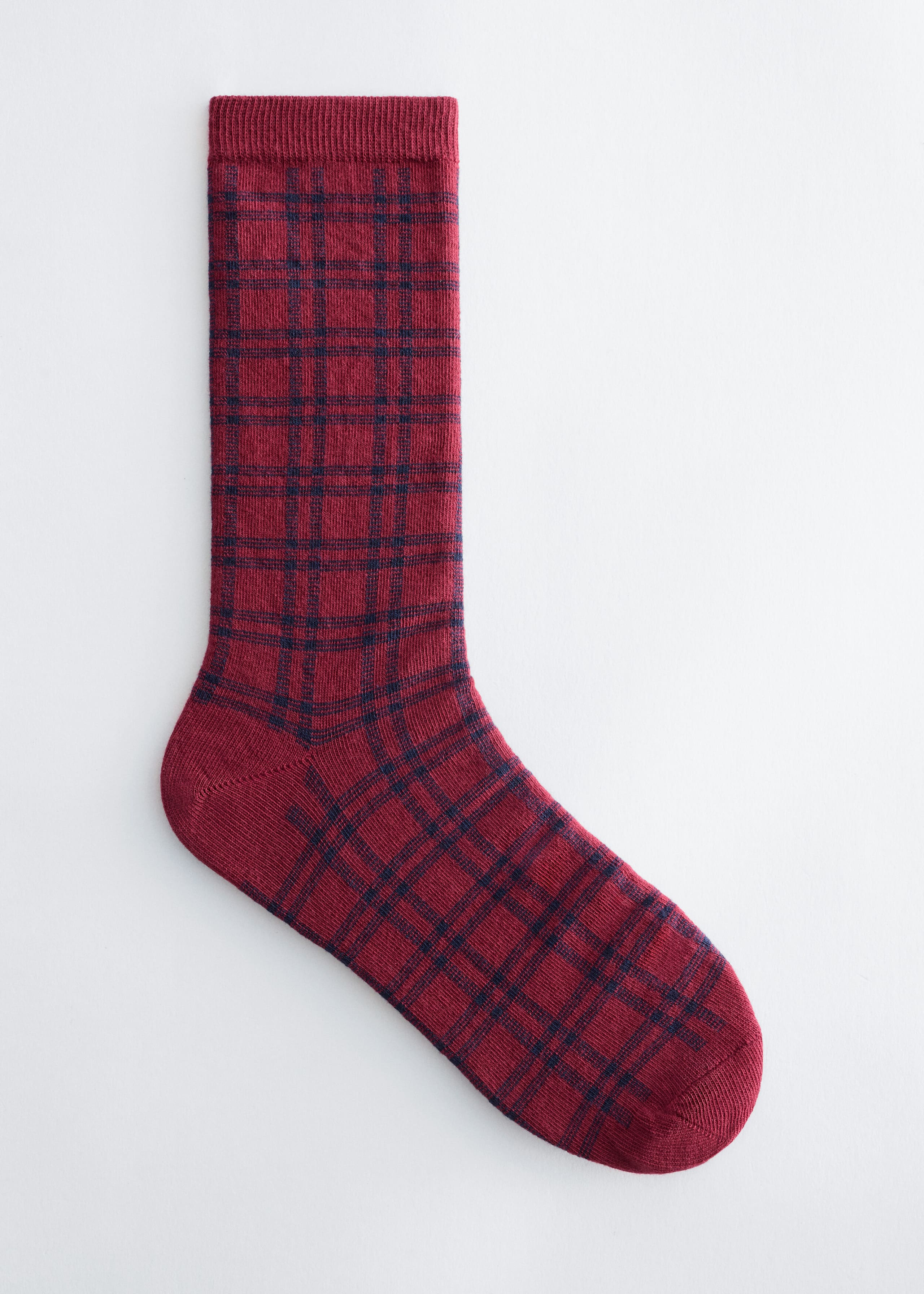 Checked Socks - Red/Checked - Natura morta