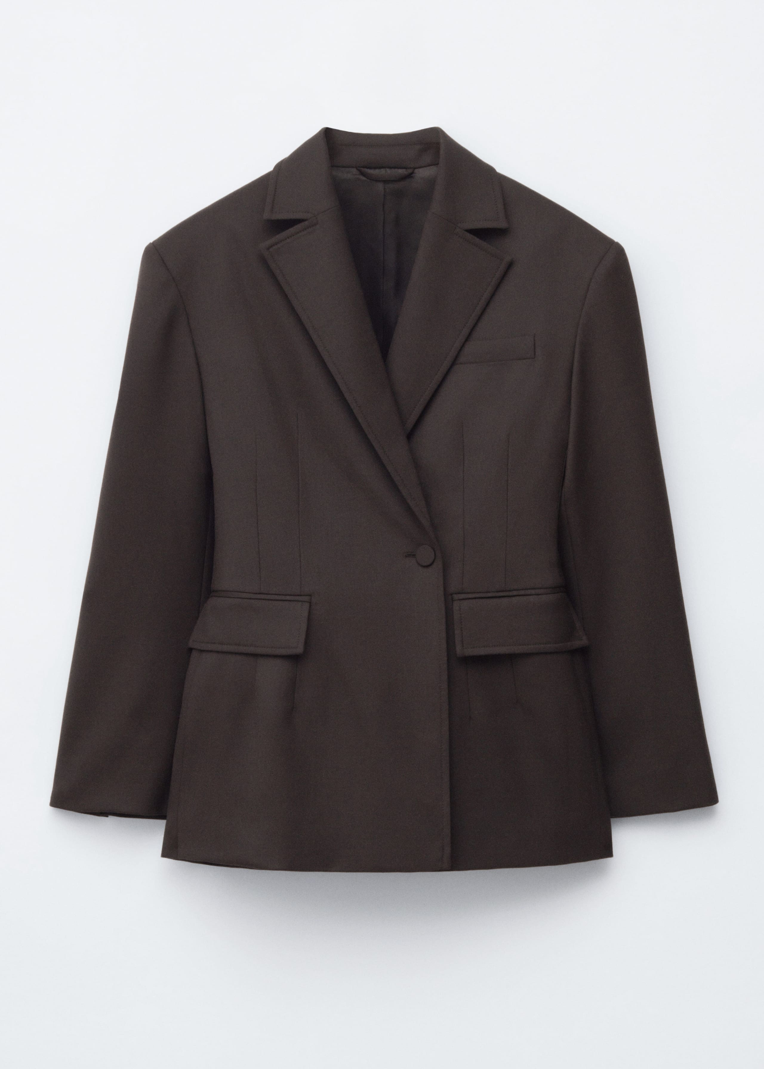 Image of Double-Breasted Wool Blazer