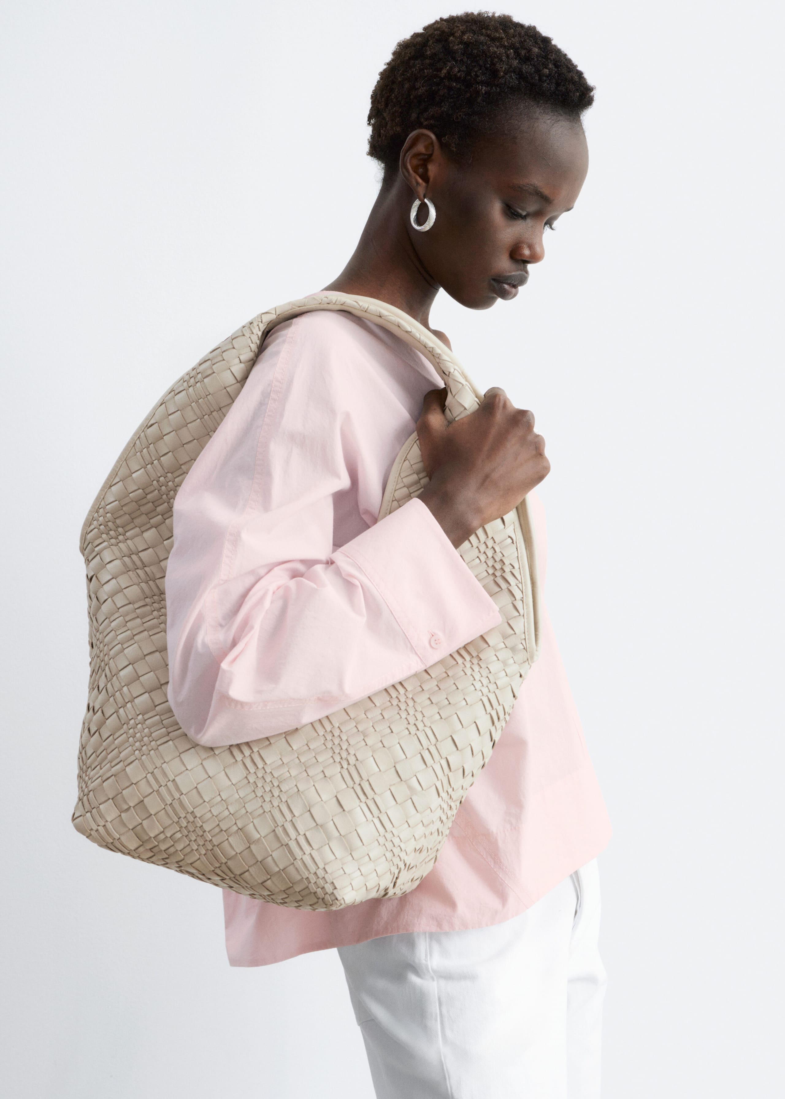 Image of Braided Leather Tote