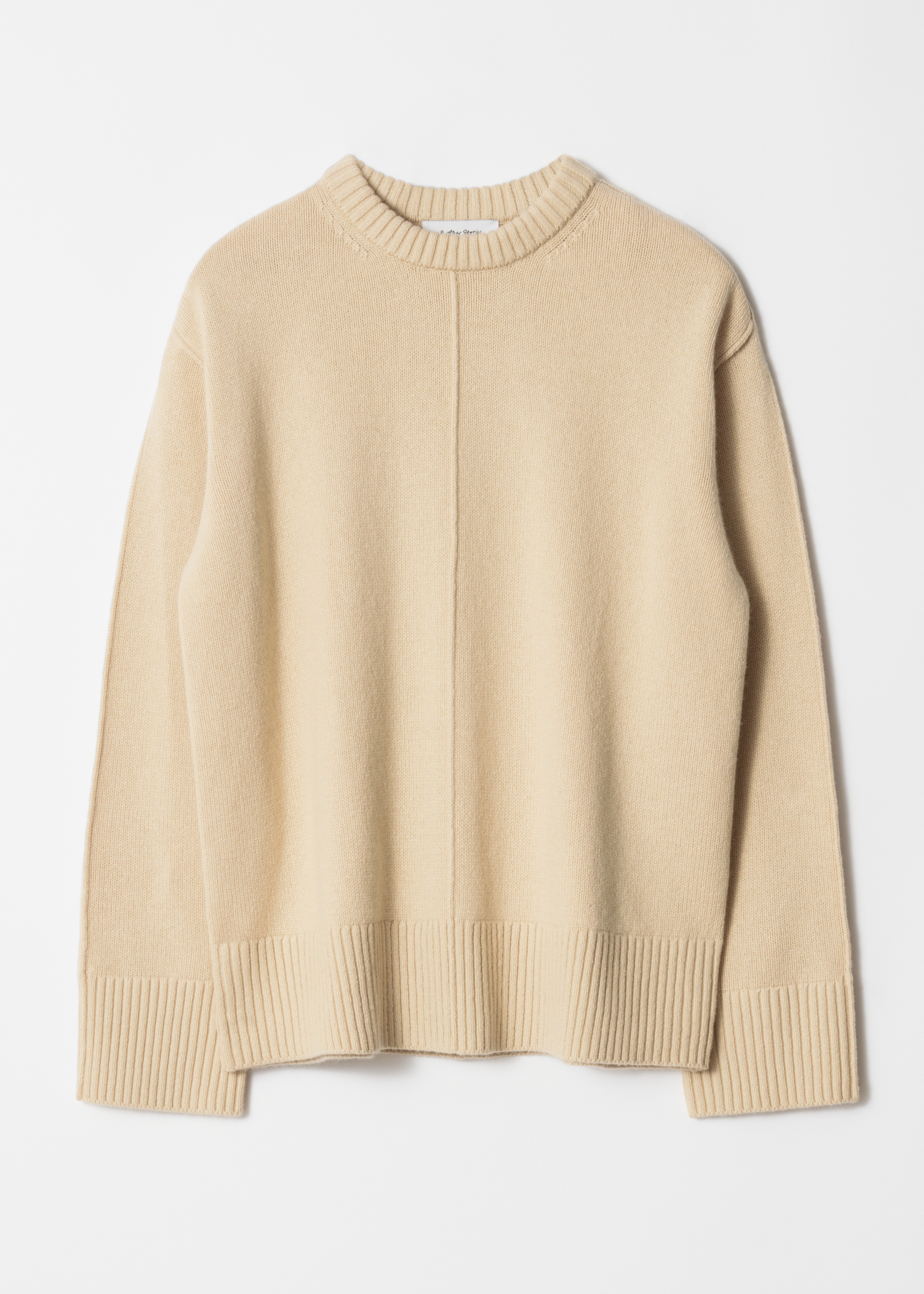 Oversized Knit Jumper - Yellow/Mole