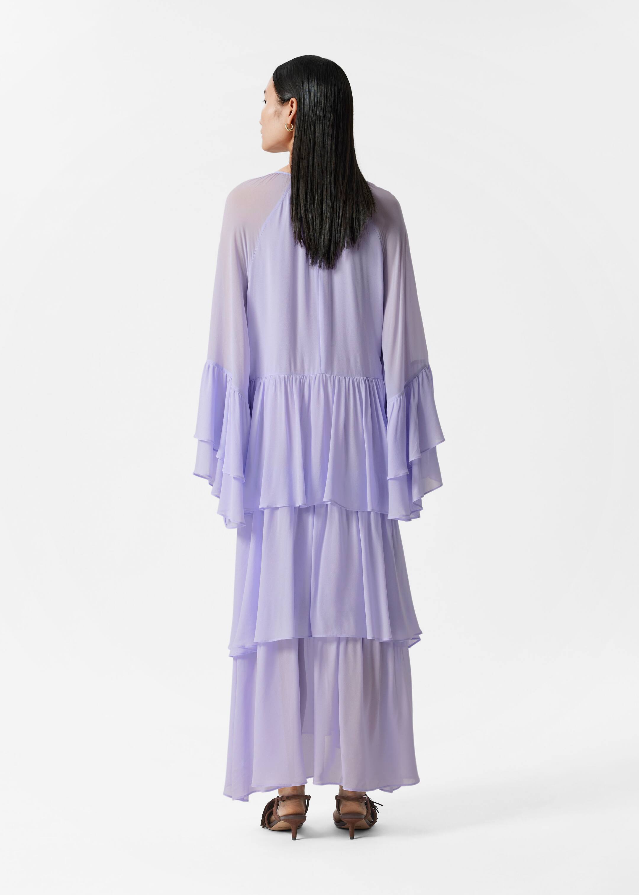 Visualizza immagine più grande: Maxi abito con balze - Lilla - DONNA | H&M IT 4