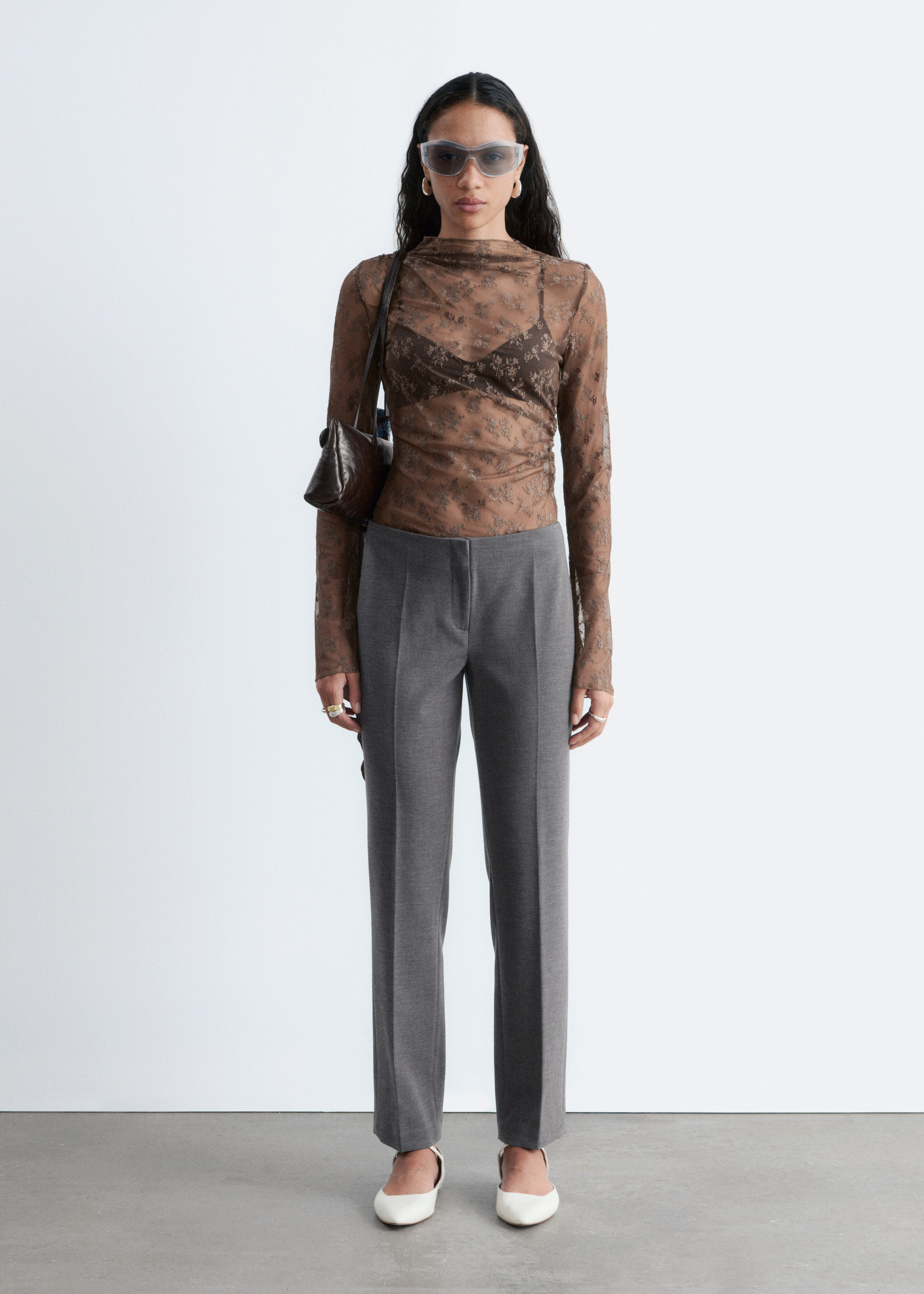 Knitted Boat-Neck Top - Orange - & Other Stories US