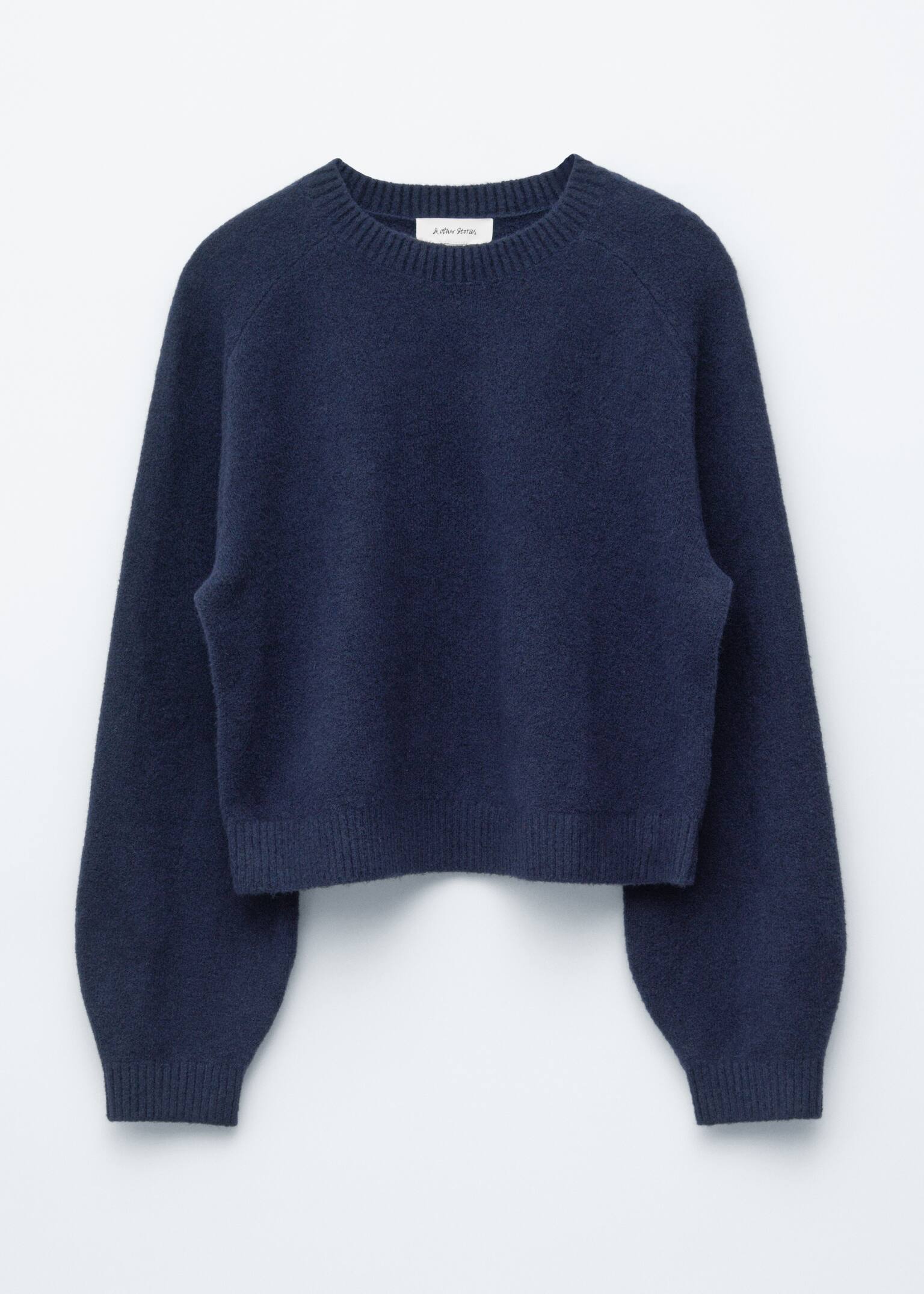 Knitted Sweater - Dark Blue/Dark Red/Light Grey/Black/Dark Brown/Light Pink/Light Green/Beige/Dark Turquoise - 2