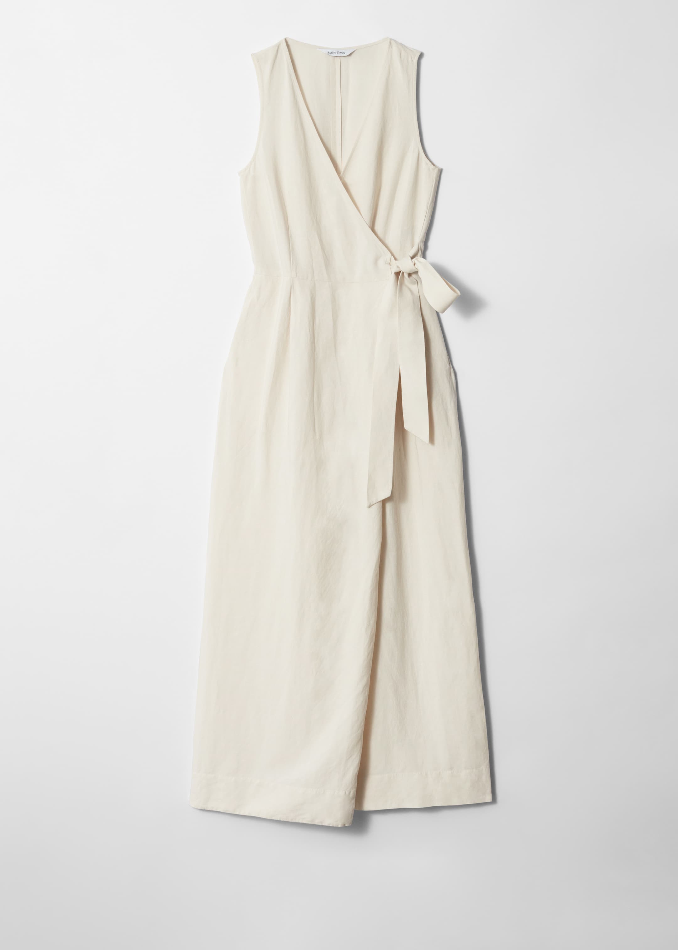 Ver imagem maior: Macacão de trespasse - Branco - SENHORA | H&M PT 4
