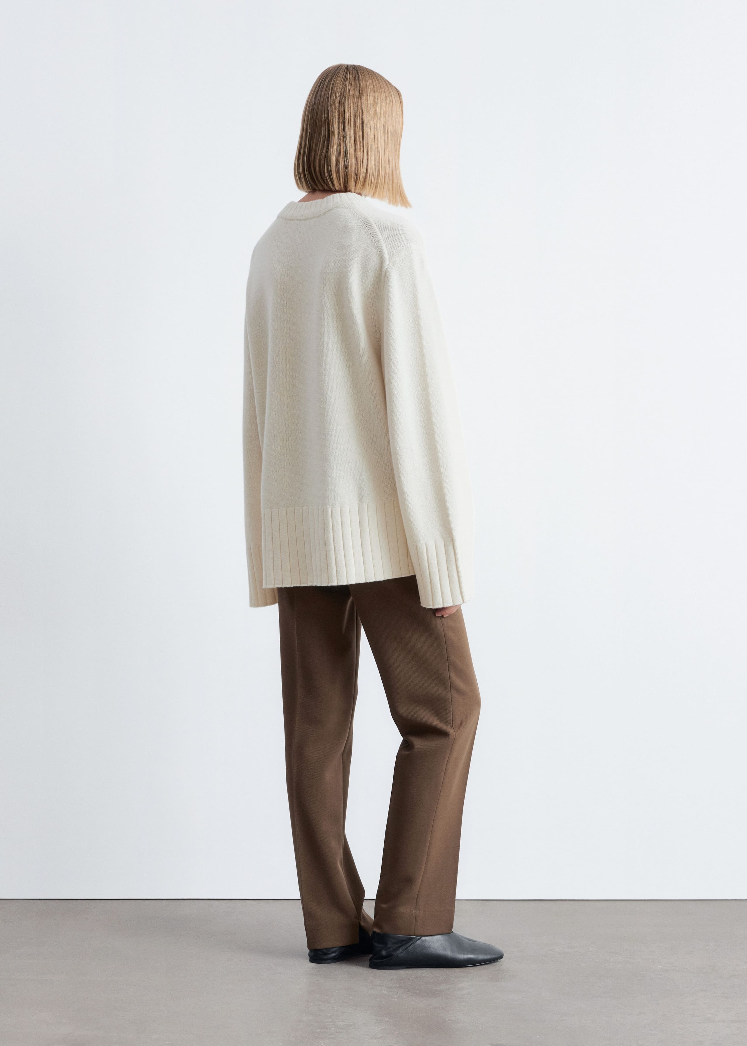 Image of Relaxed Knit Sweater