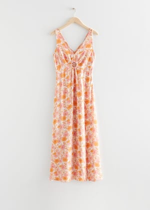 Orange/Pink Florals