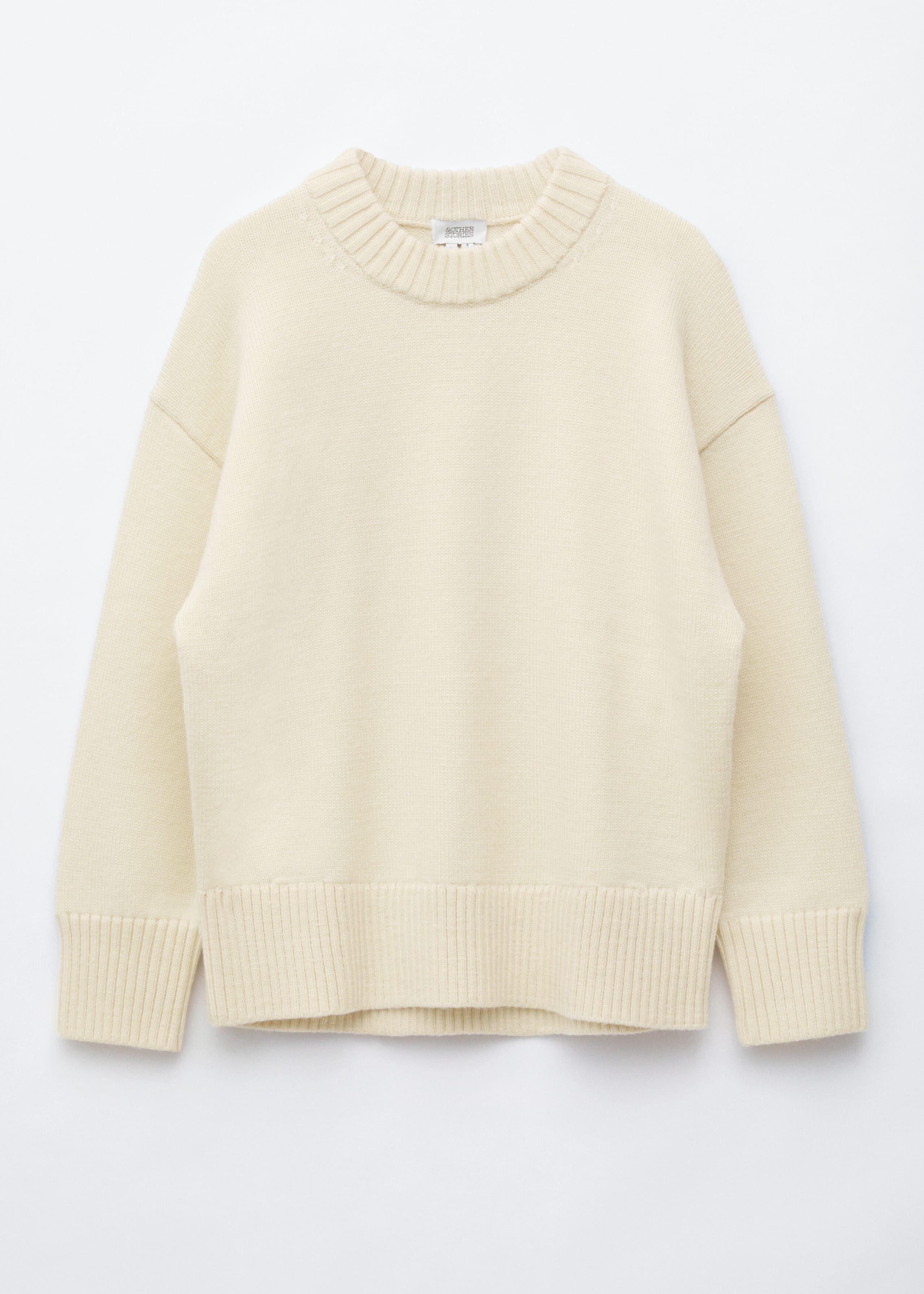 Oversized Wool Jumper - Off White - Still Life