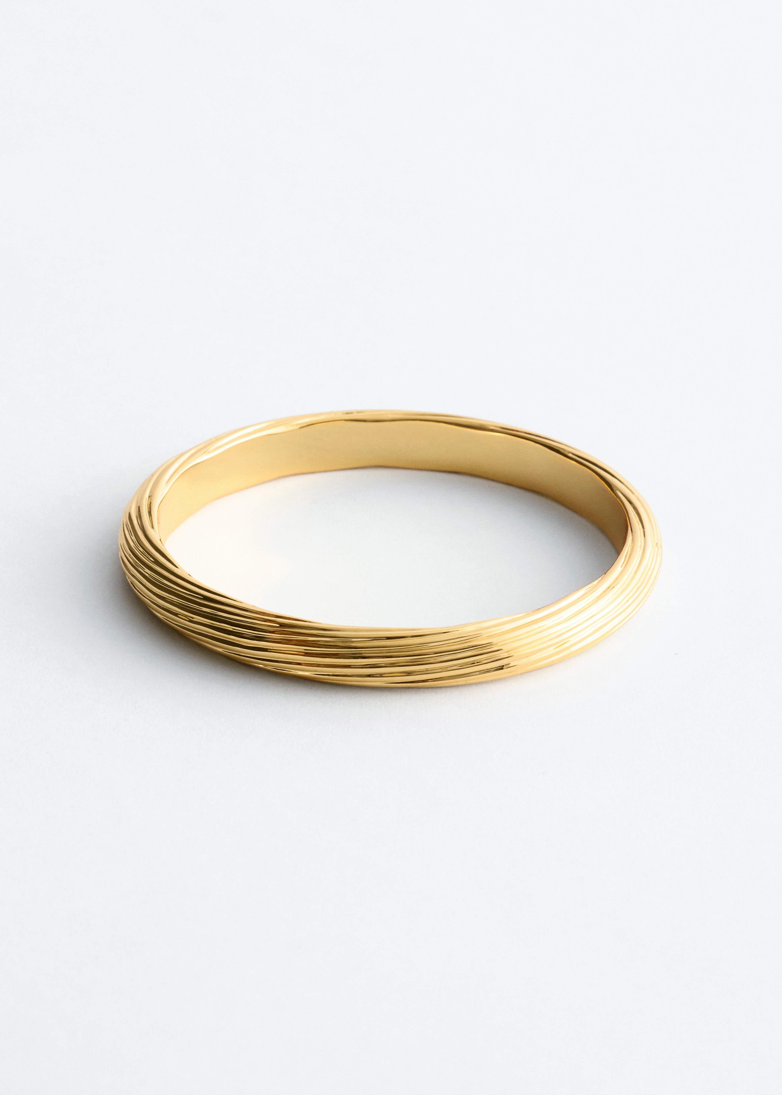 Getextureerde armband - Goudkleurig/Zilver