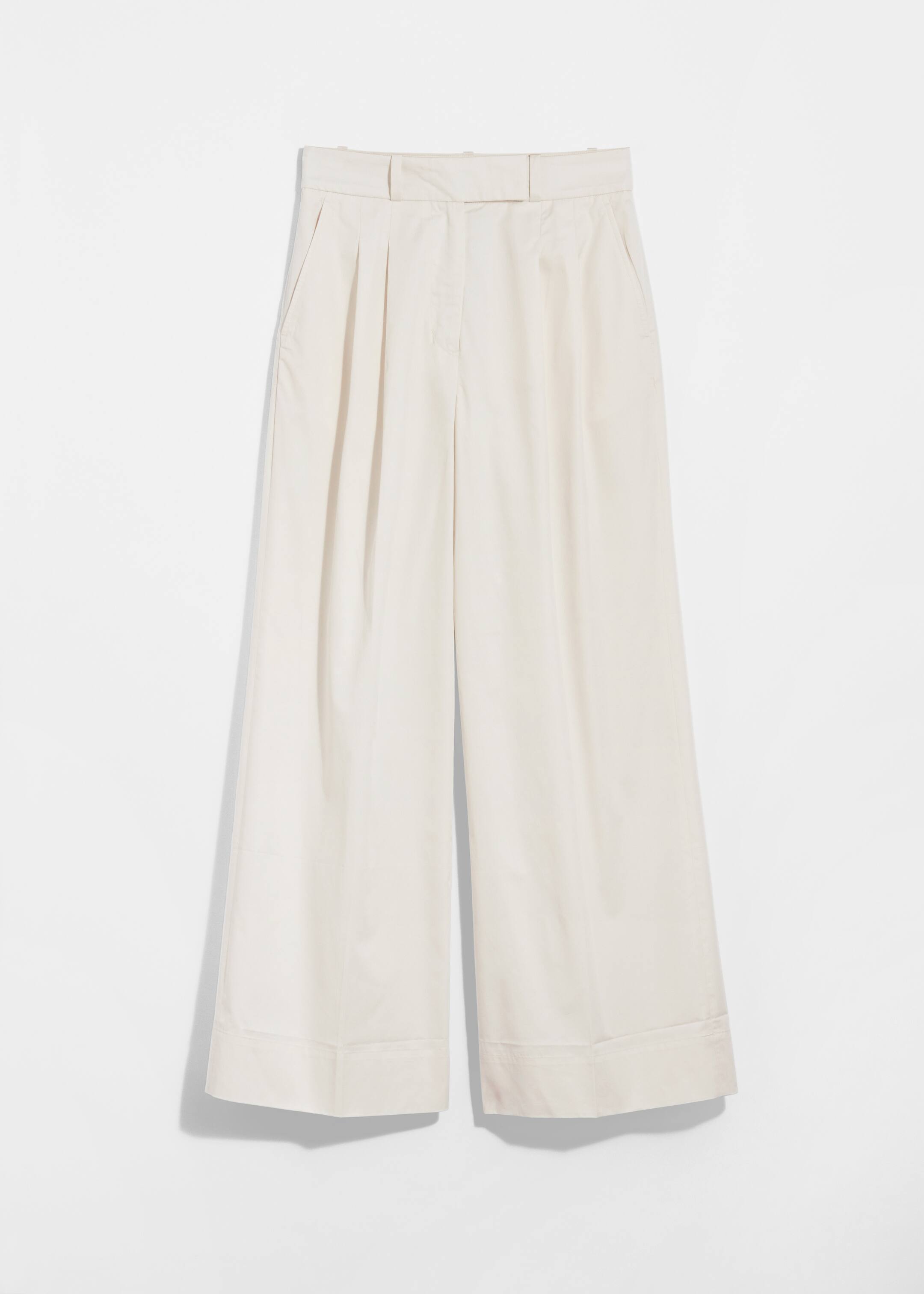 View larger image: Wide Tailored Trousers - White - Ladies | H&M GB 1