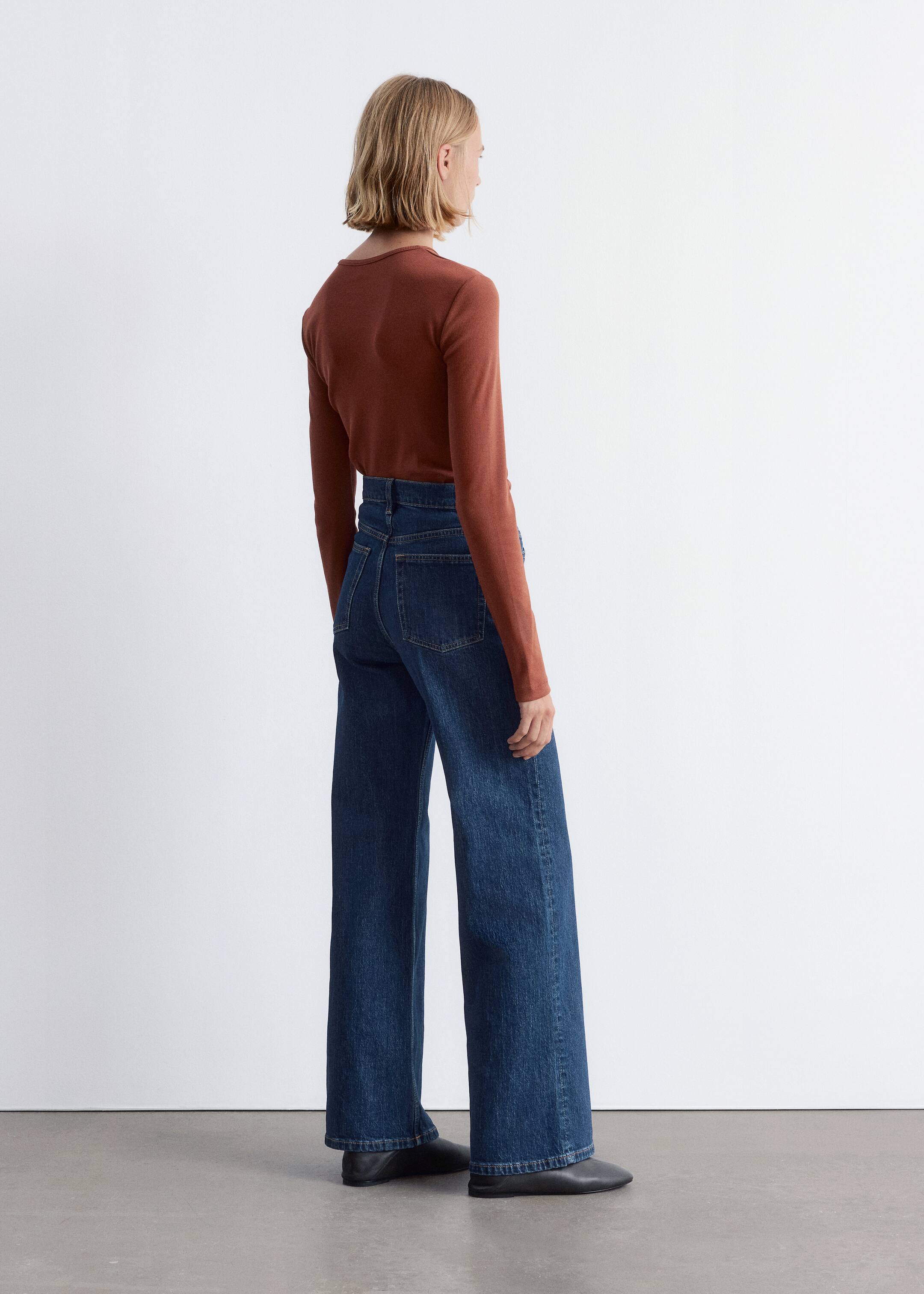 Προβολή μεγαλύτερης εικόνας: Wide-Leg Jeans - Μπλε Μεσαίο - Ladies | H&M GR 4