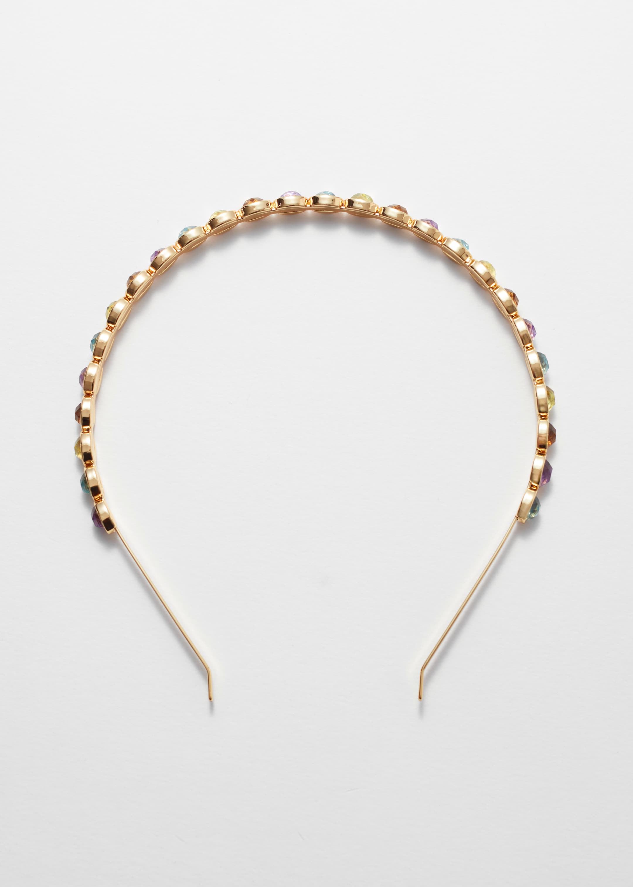 Zobrazit větší obrázek: Čelenka Crystal Alice ve výrazných barvách - Zlatá/Multicolor - ŽENY | H&M CZ 1
