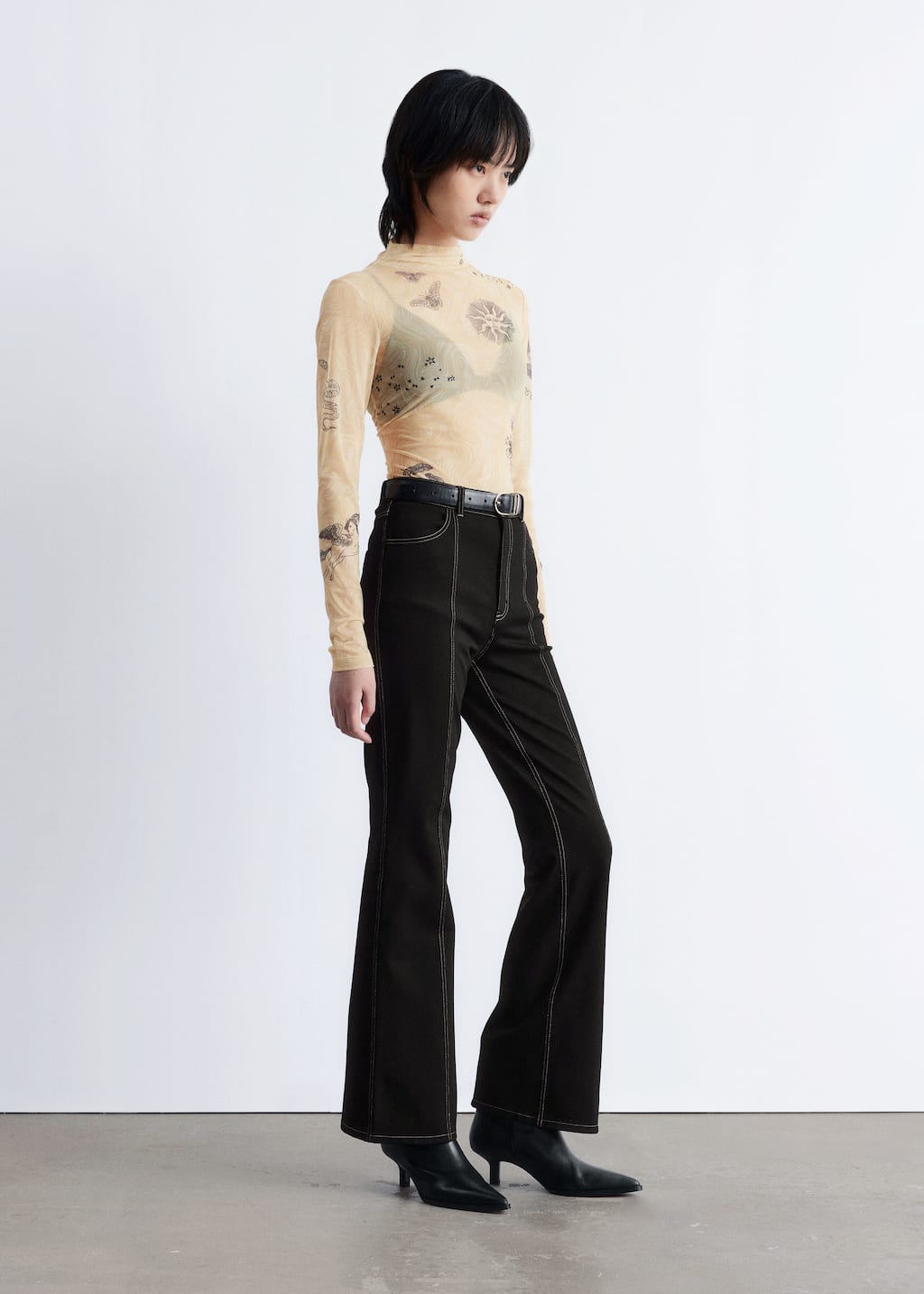 Image of Mock-Neck Top