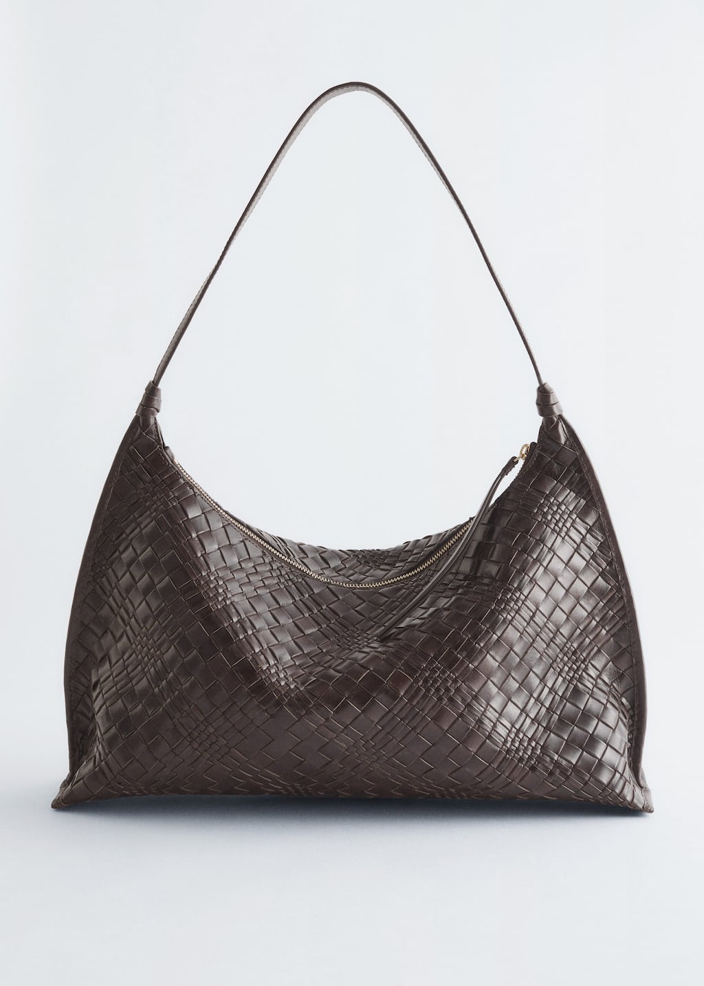Image of Interwoven Leather Tote Bag