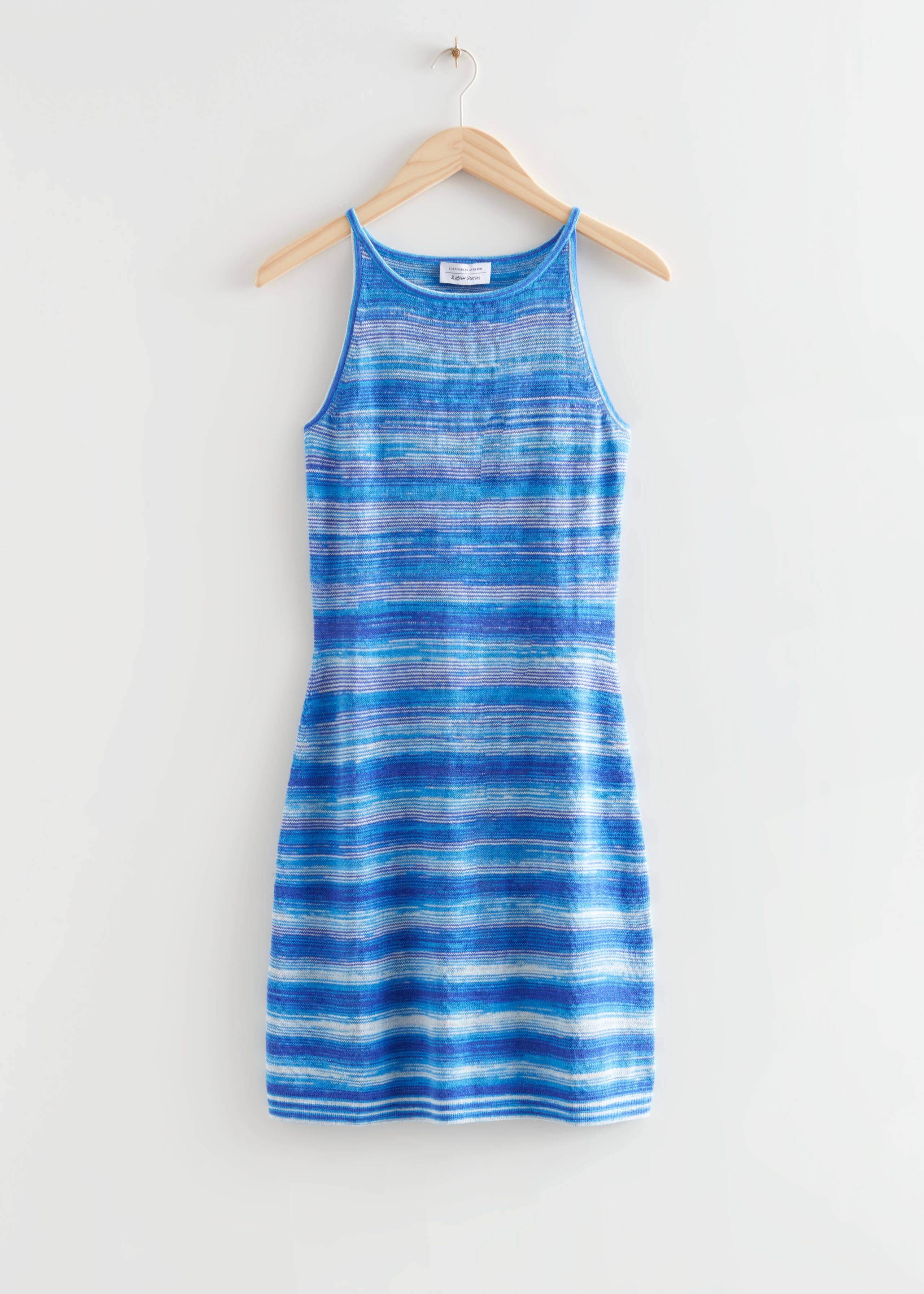 Cut-OutBackMiniDress - Blue - Bodegón