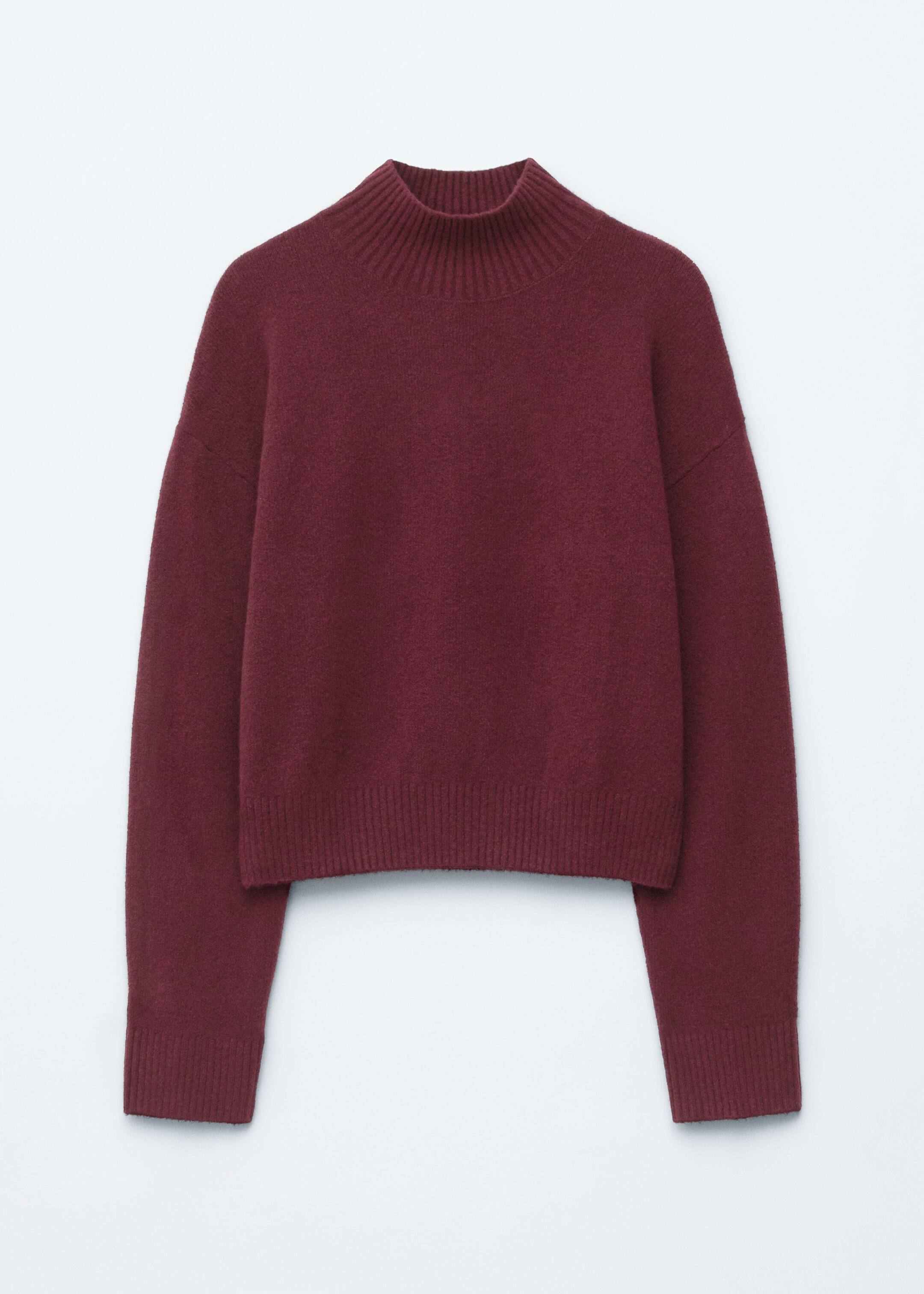 View larger image: Turtleneck Jumper - Burgundy - Ladies | H&M GB 6