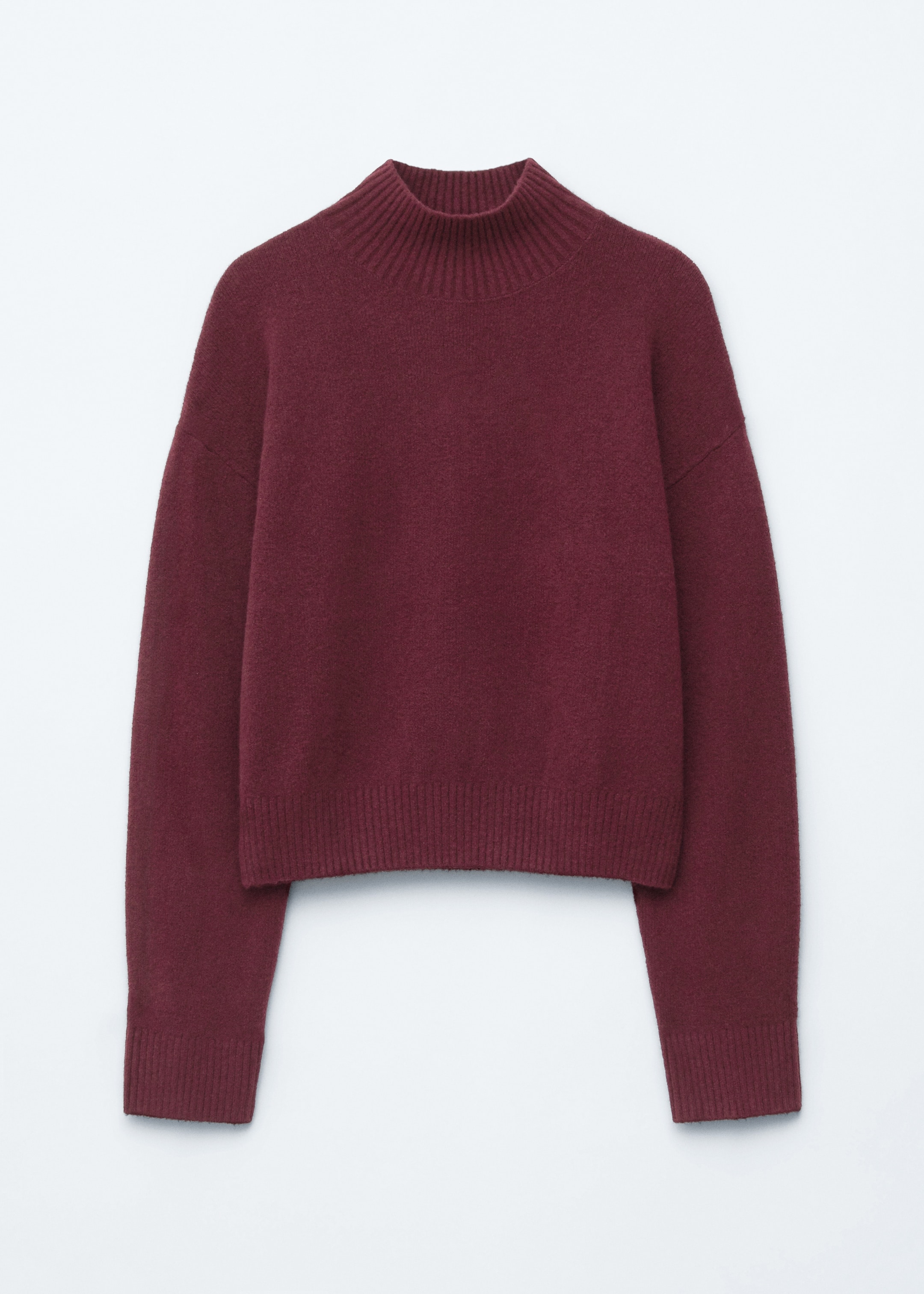 Größeres Bild anzeigen: Rollkragenpullover - Weinrot - Ladies | H&M AT 6