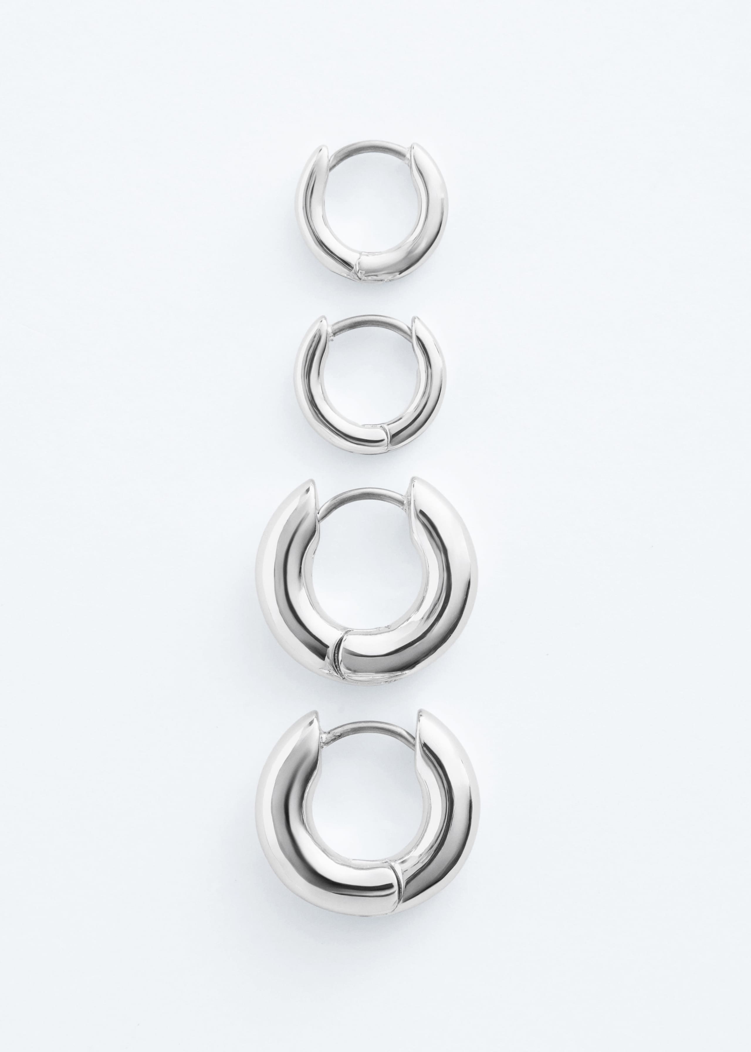 Image of Chunky Hoop Earring Set