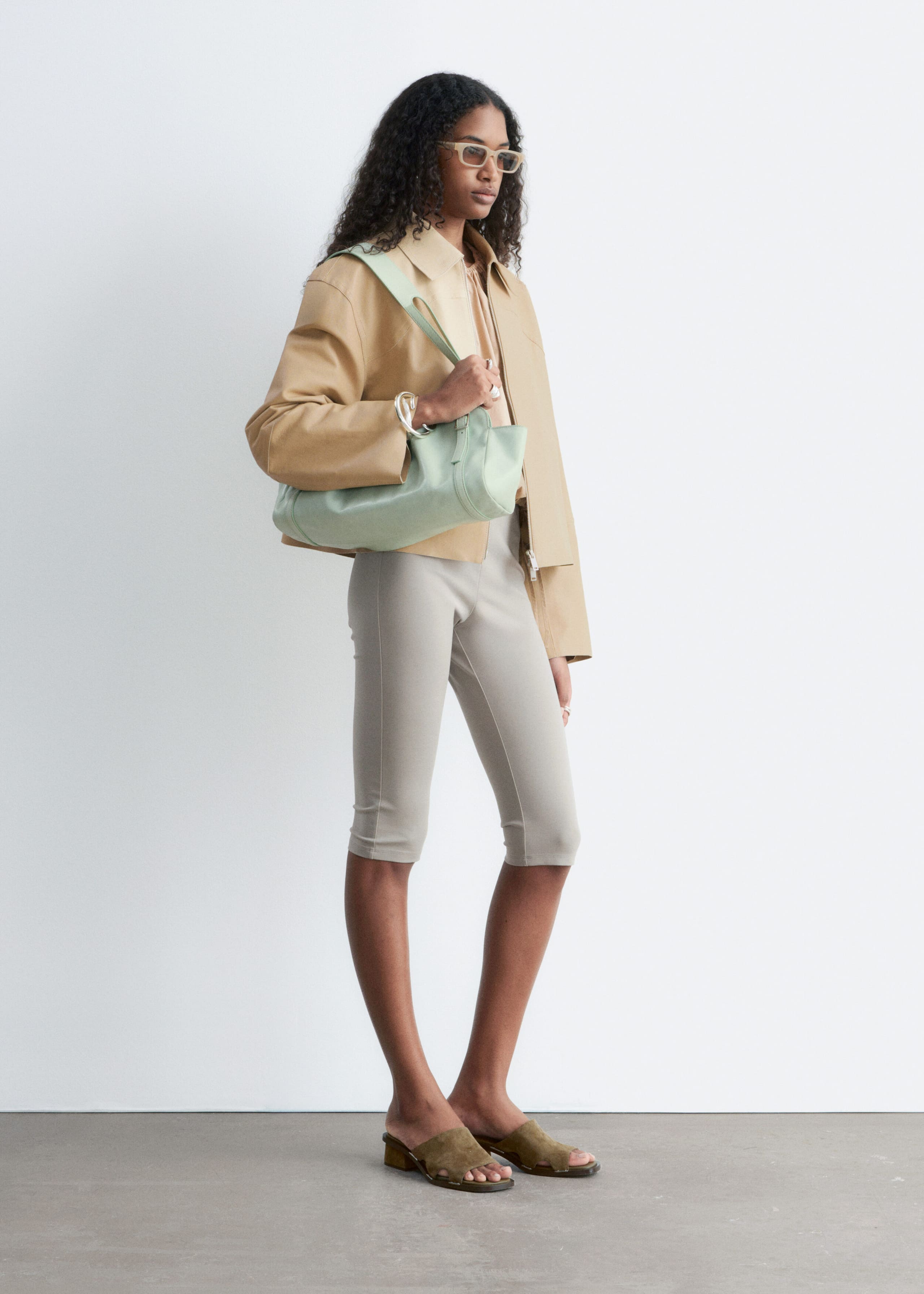 Image of Slim Capri Trousers