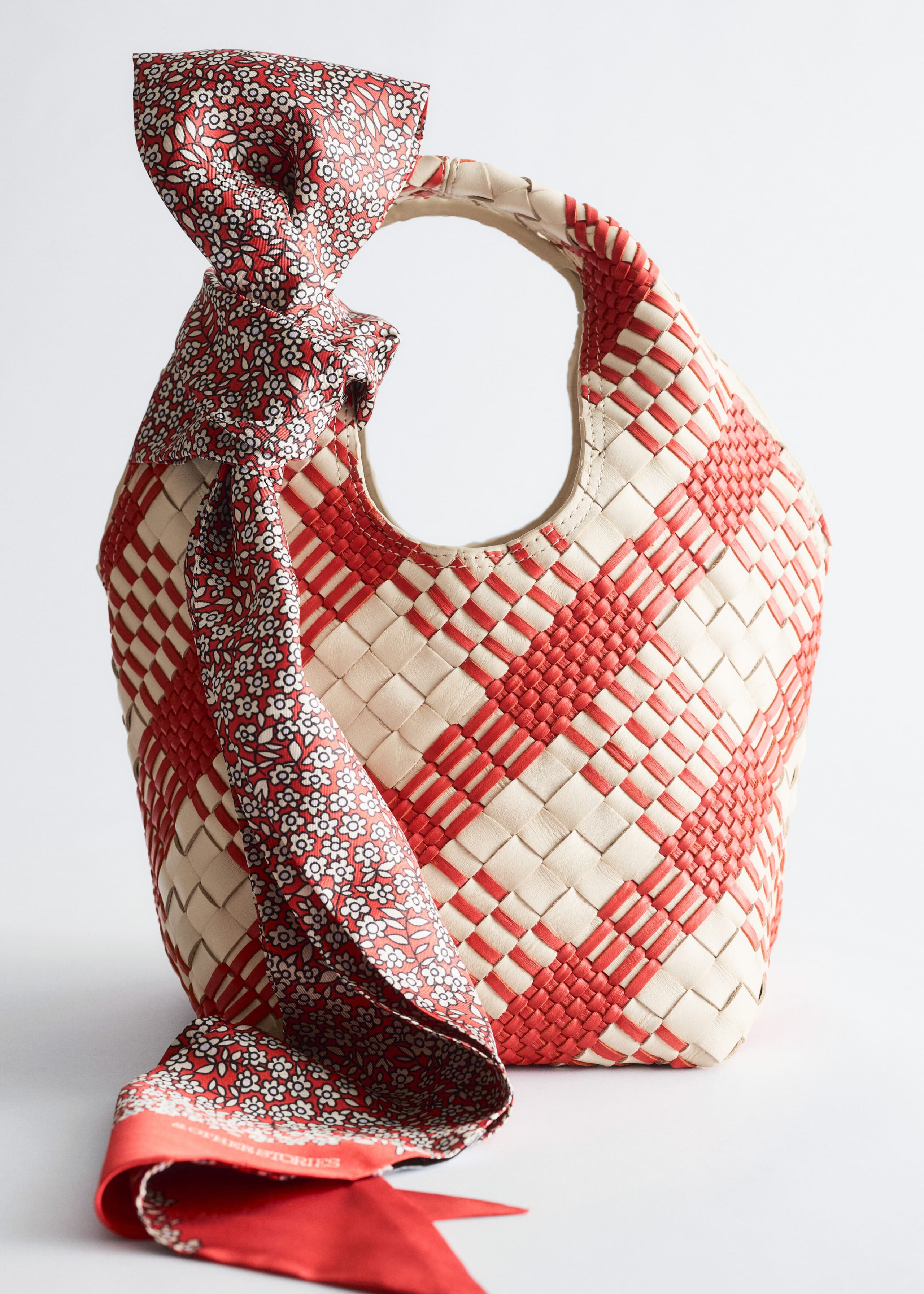 Image of Braided Leather Shoulder Bag