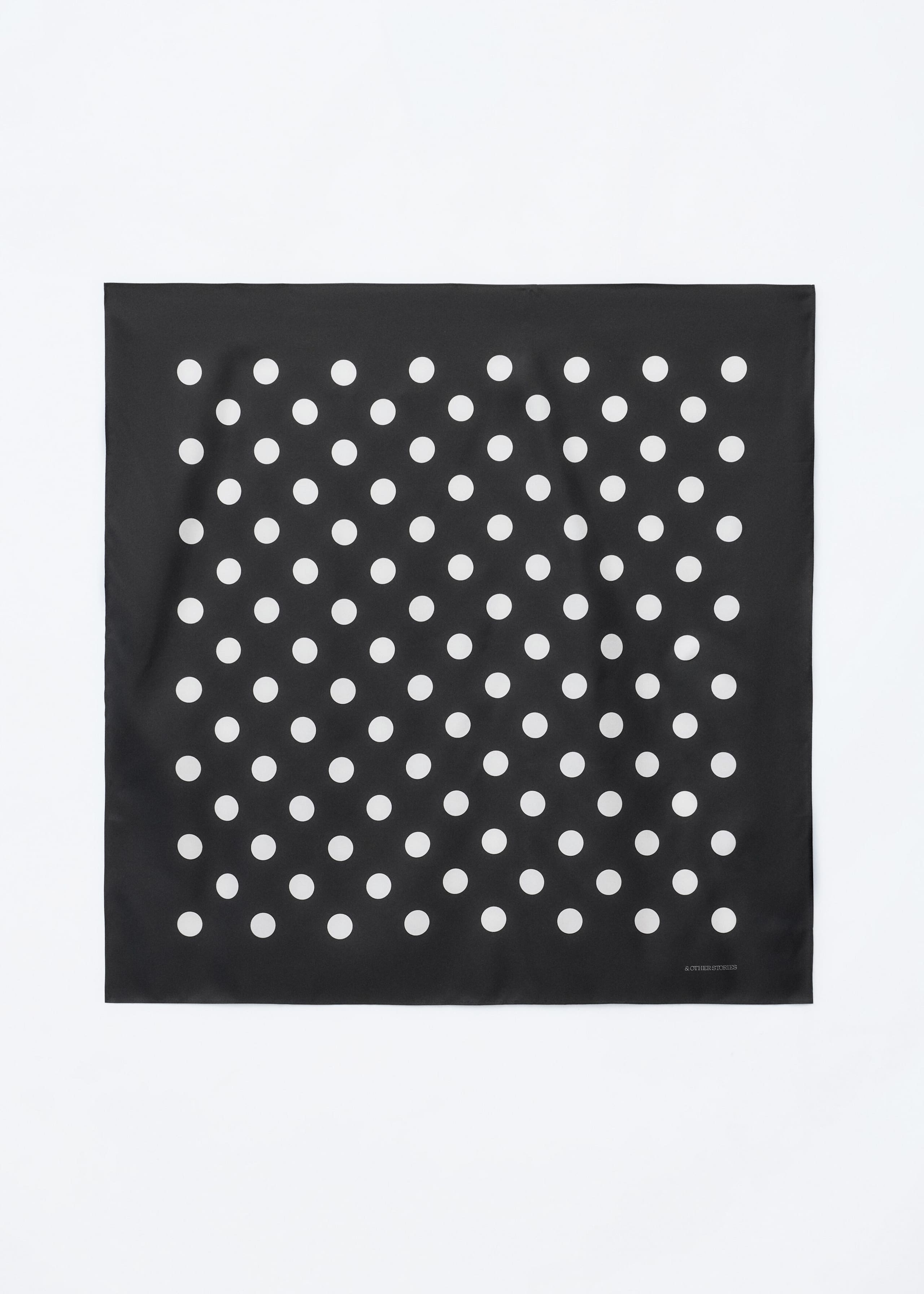 Polkadot Print Scarf - Brown/Pink Dots - Bodegón