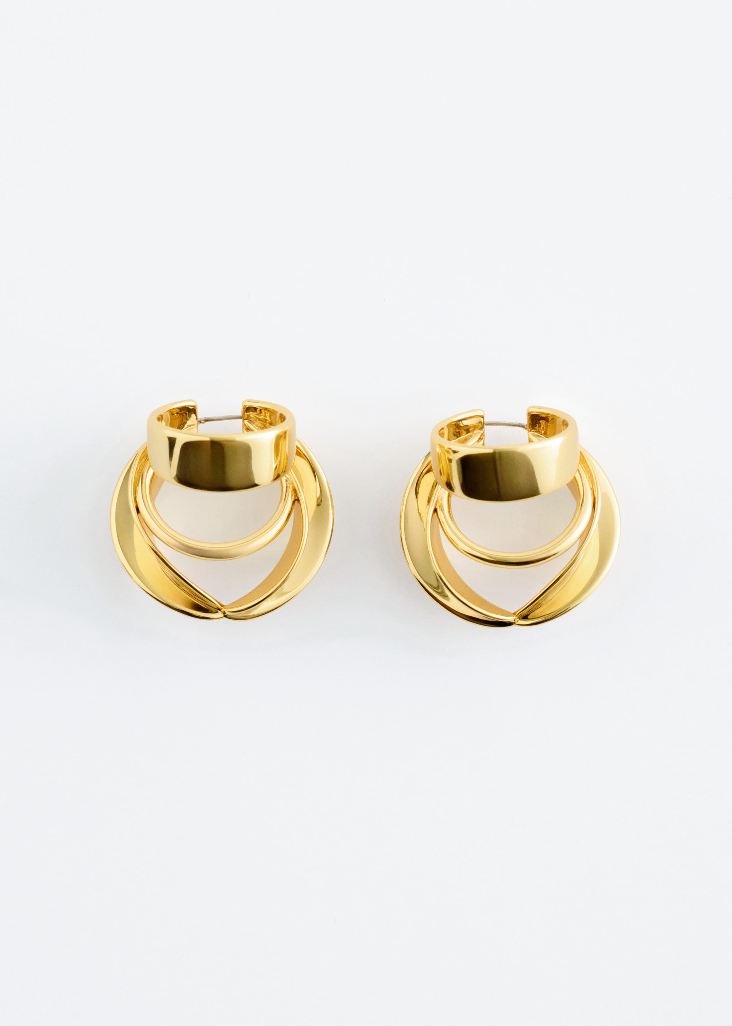 Image of Sculptural Hoop Earrings