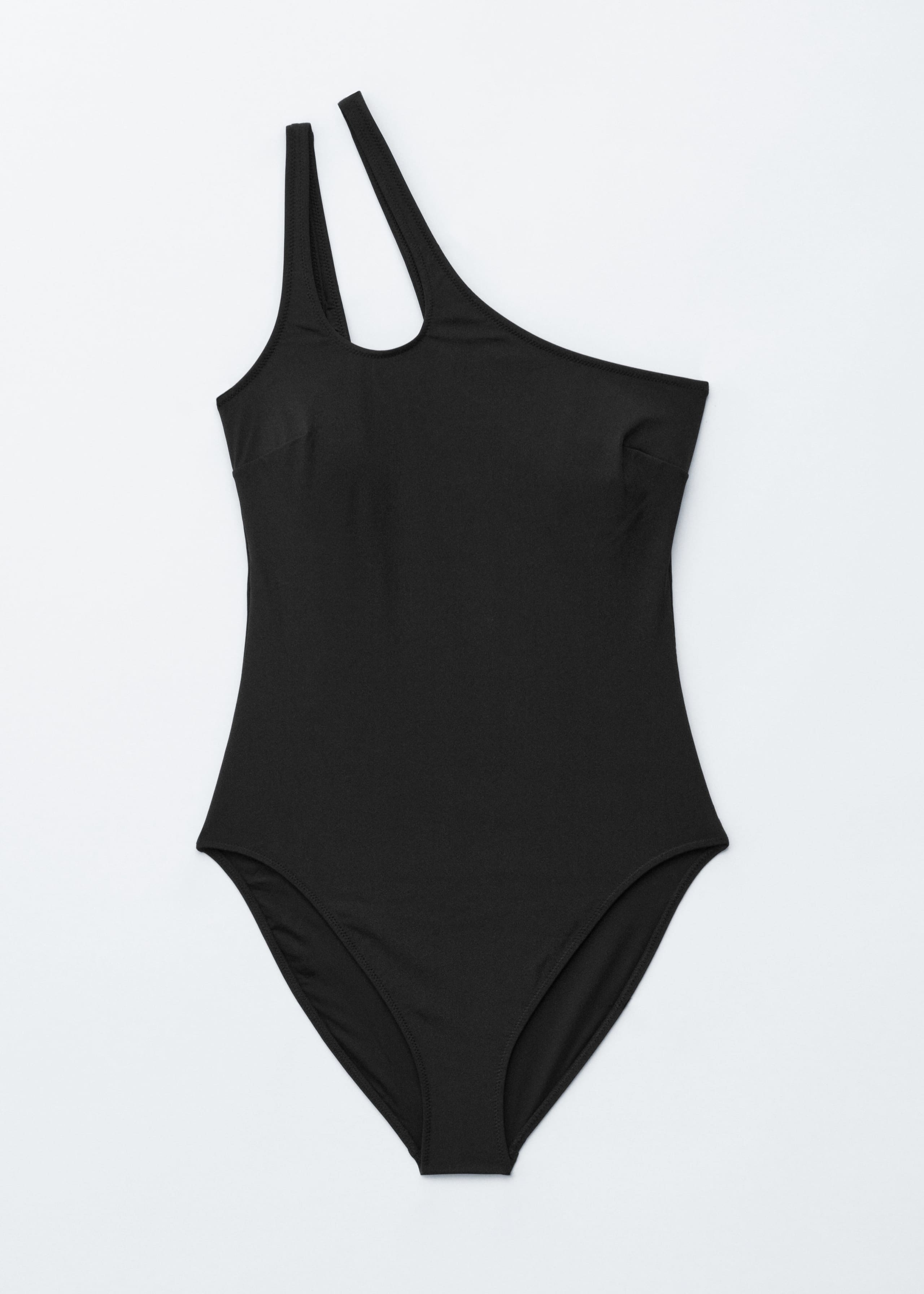Image of Cut out-baddräkt med bar axel