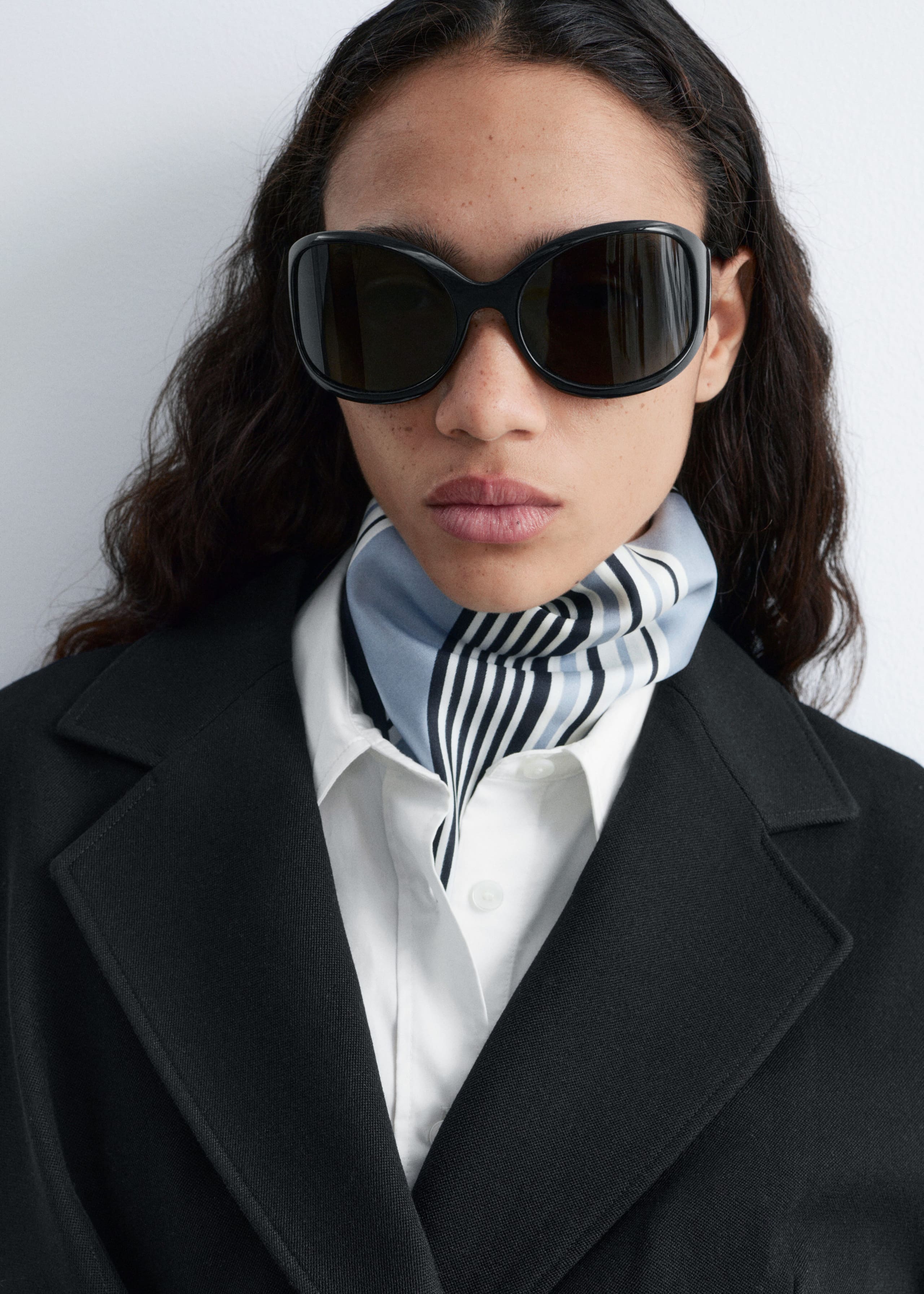 Image of Oversized Oval Frame Sunglasses