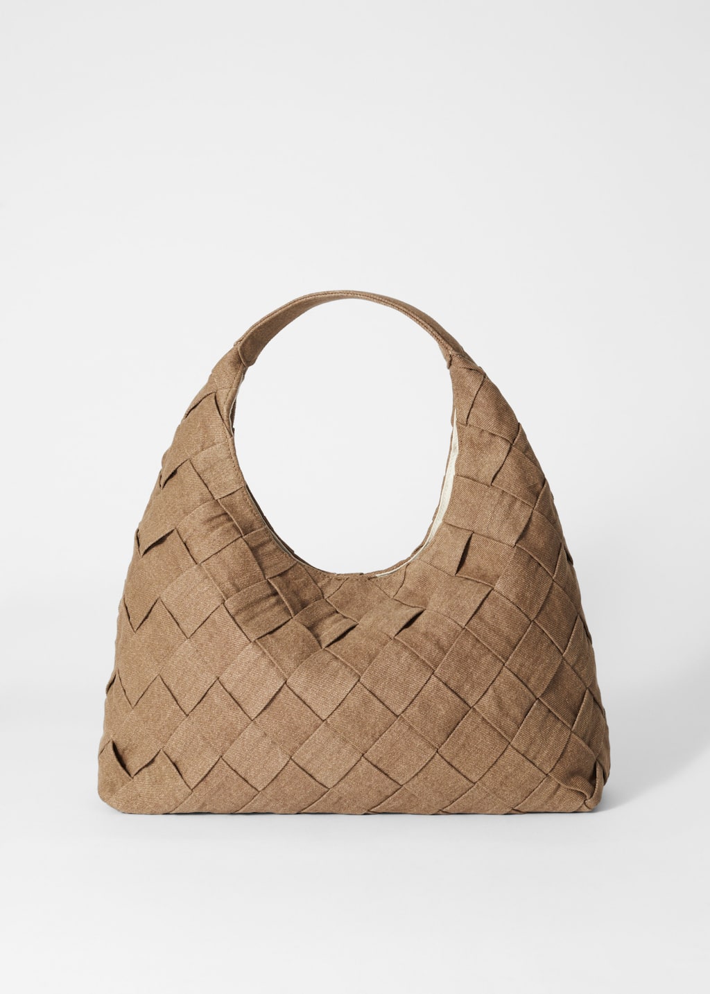 Image of Bolso tipo tote vaquero trenzado