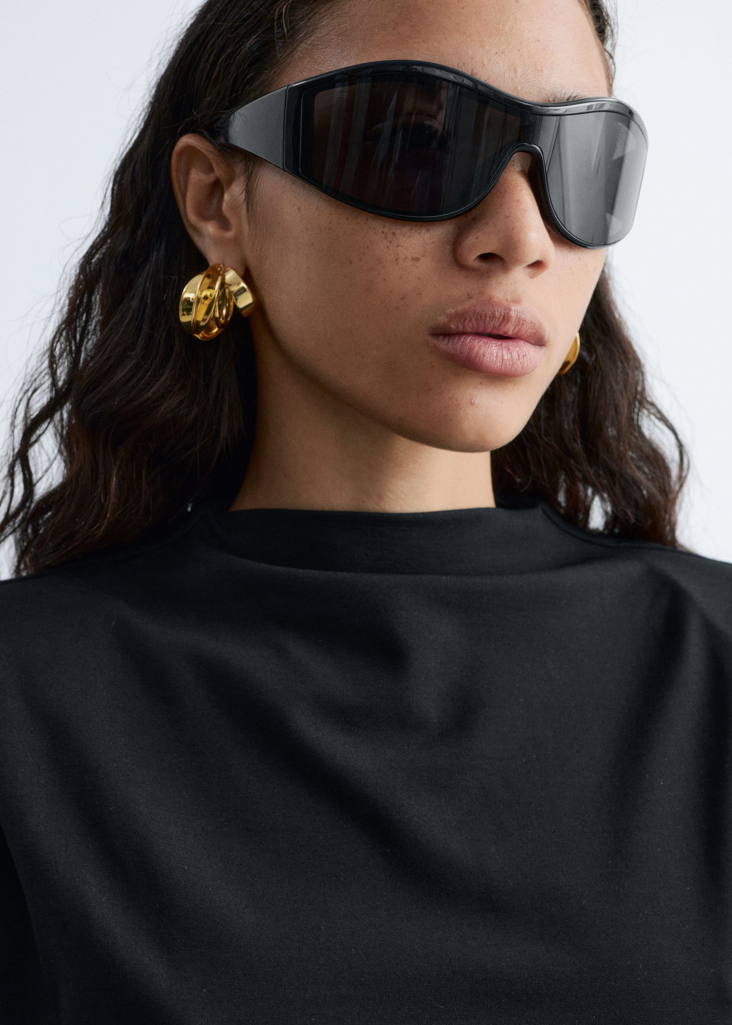 Image of Draped Jersey Mini Dress