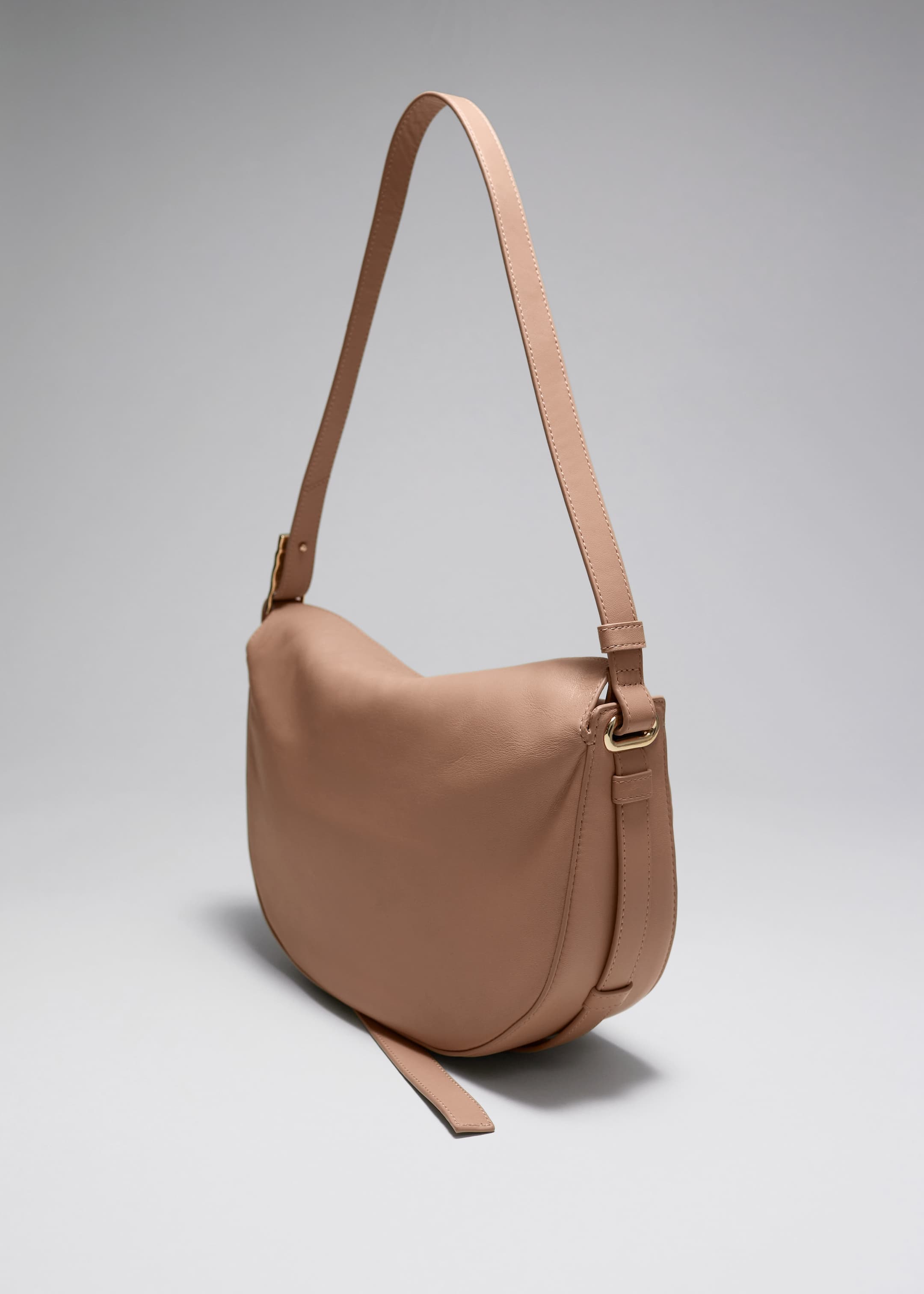 Agrandir l'image: Sac bandoulière en cuir - Beige - FEMME | H&M CH 2