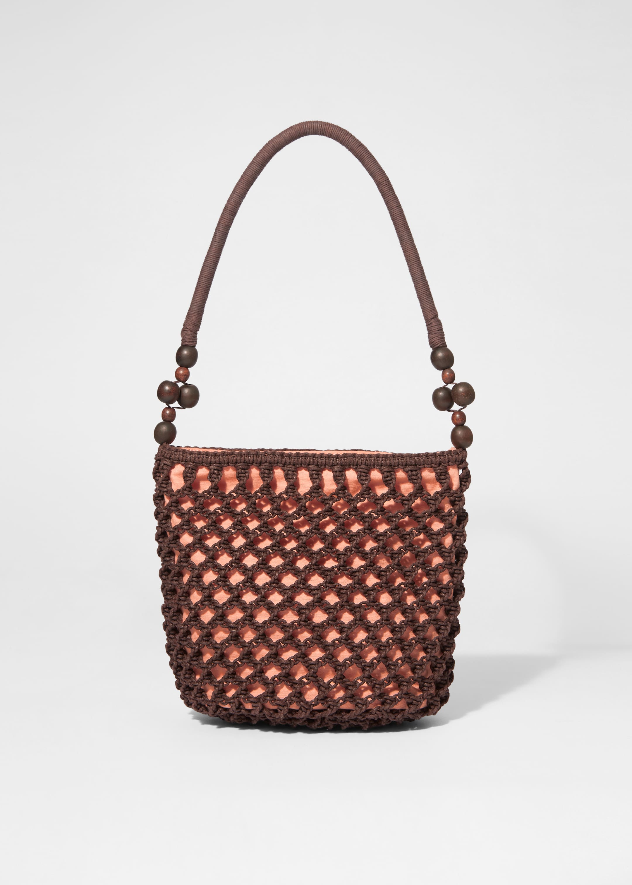 Se større billede: Skuldertaske med perledetaljer - Mørkebrun - DAME | H&M DK 2