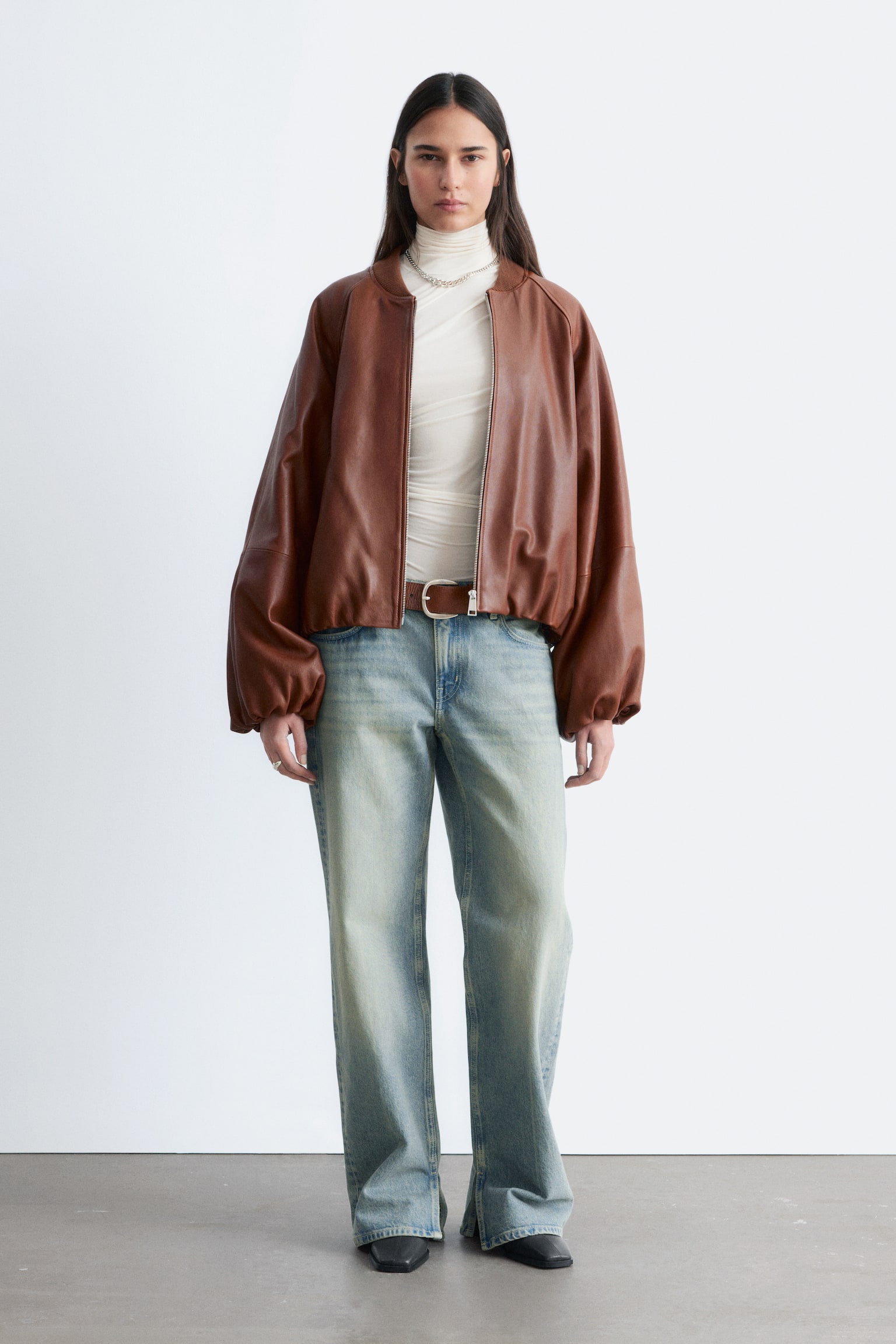 Raka jeans - Ljusblå - 3