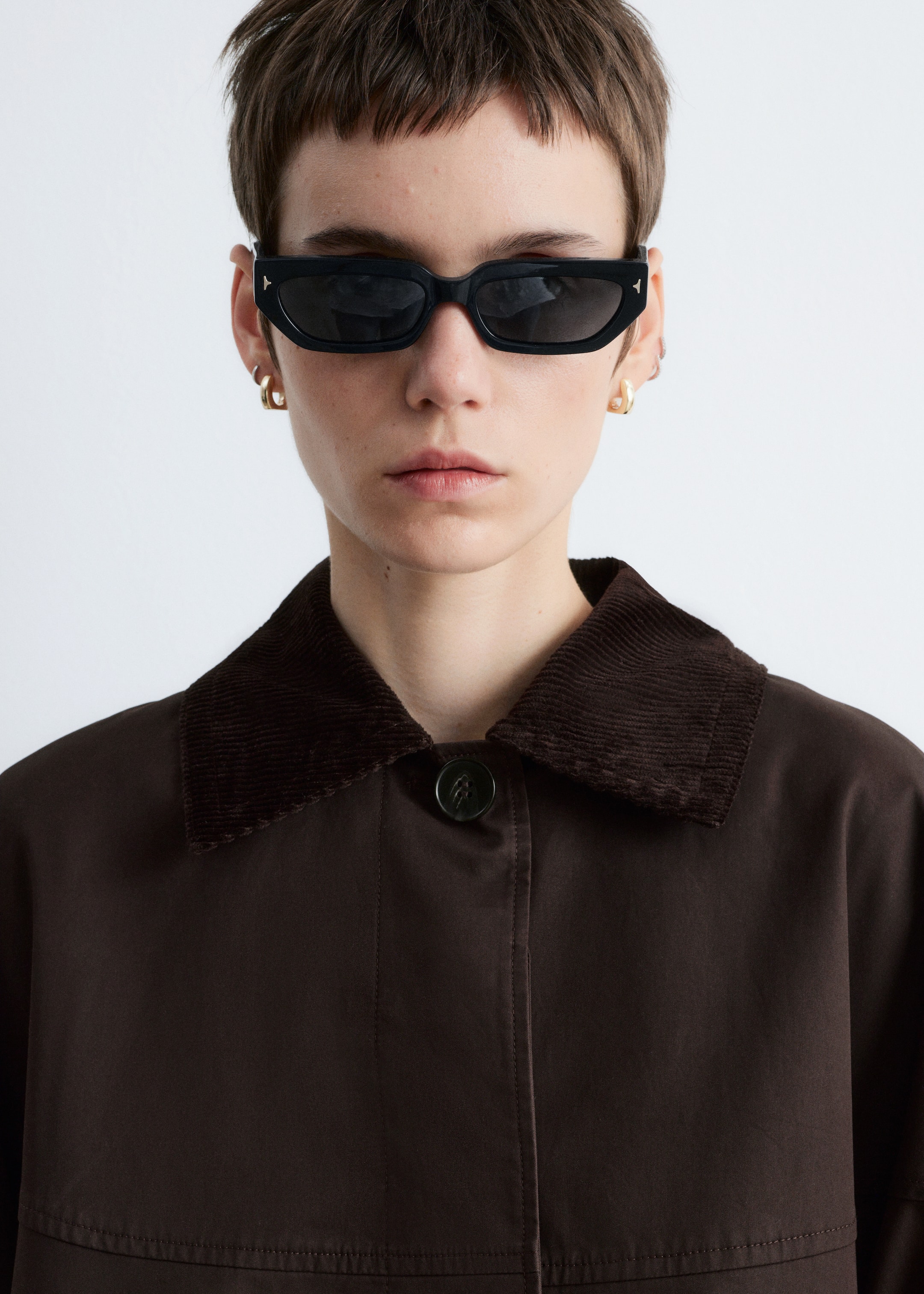 Ver imagen más grande: Chaqueta campestre holgada de silueta acampanada - Marrón oscuro - MUJER | H&M ES 2