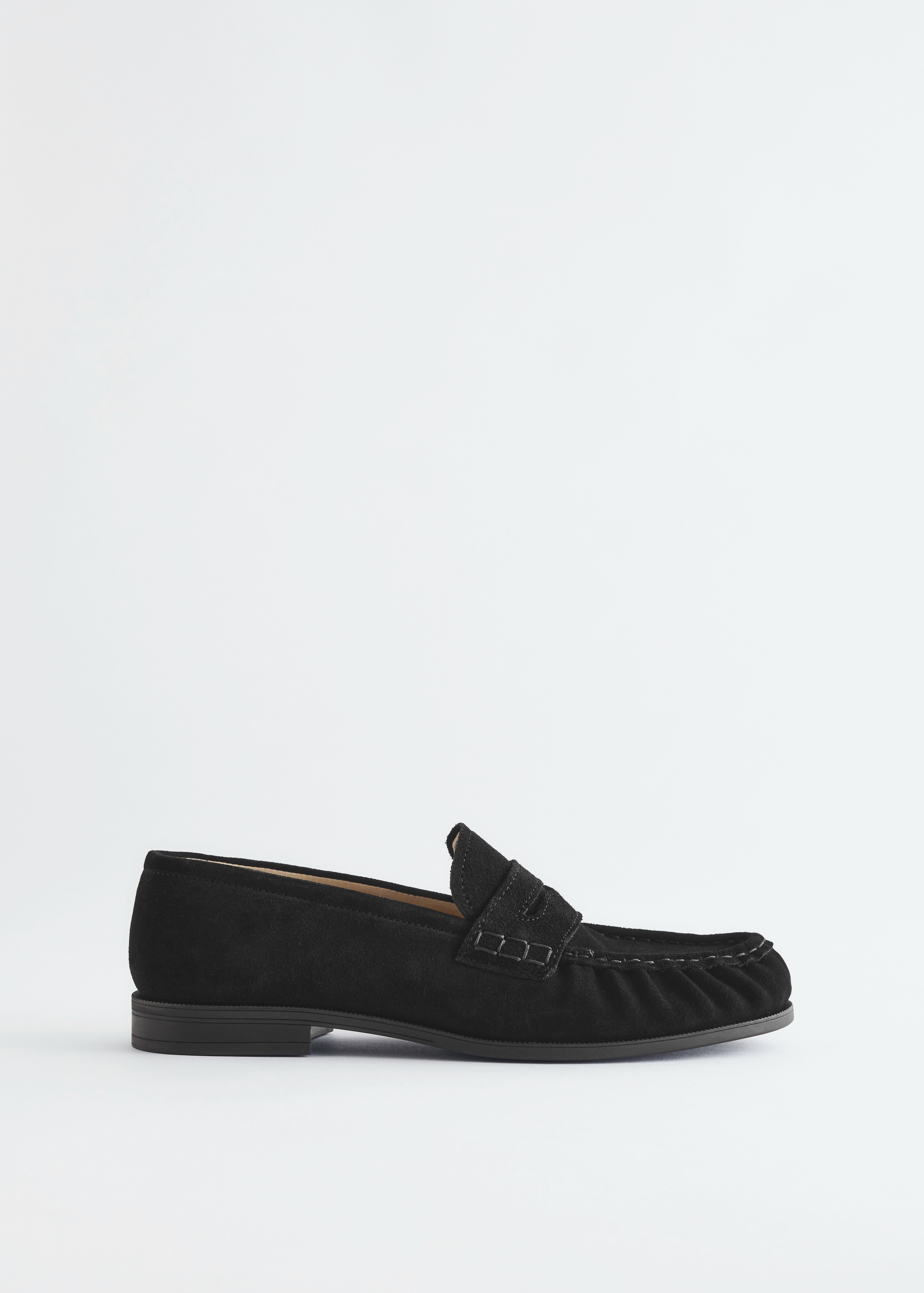 Penny Loafers - Black/Brown/Light Grey/Black/Light Yellow