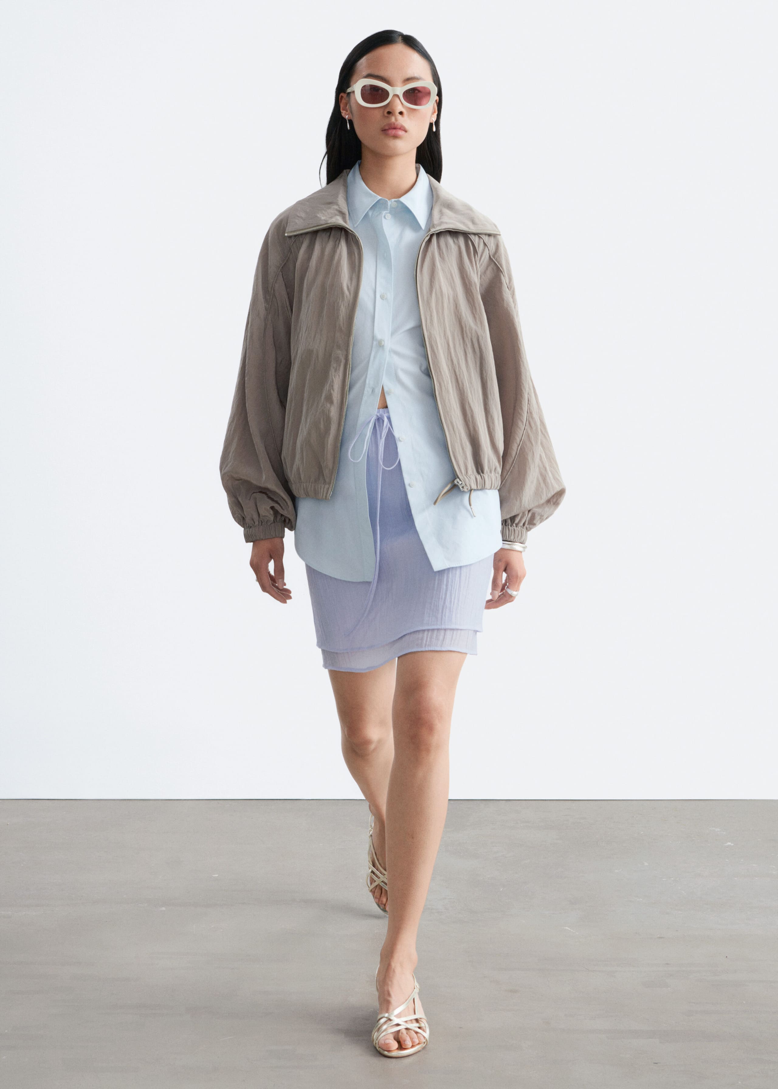 Image of Layered Mini Skirt