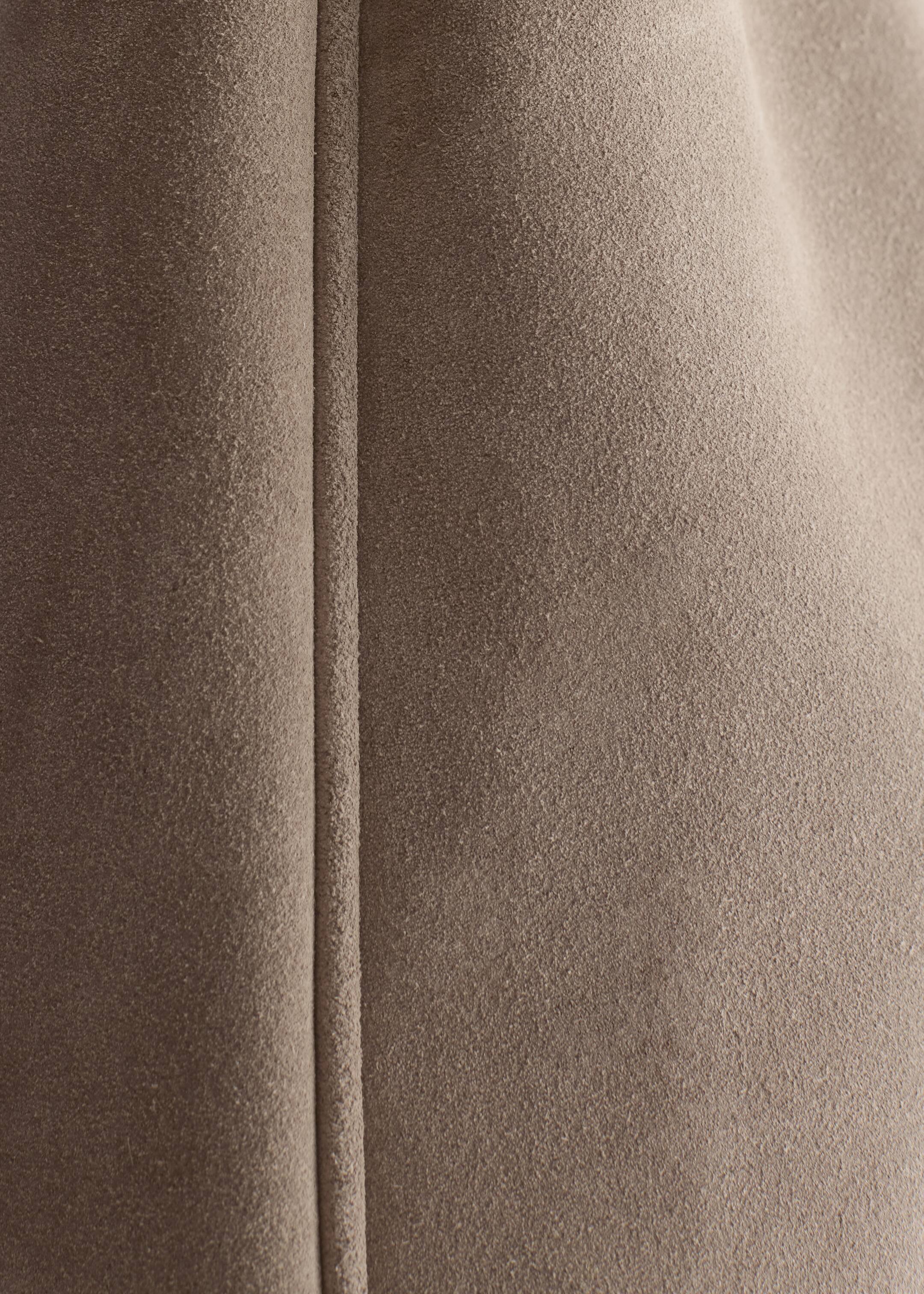 Agrandir l'image: Grand sac cabas en daim - Taupe - FEMME | H&M FR 4